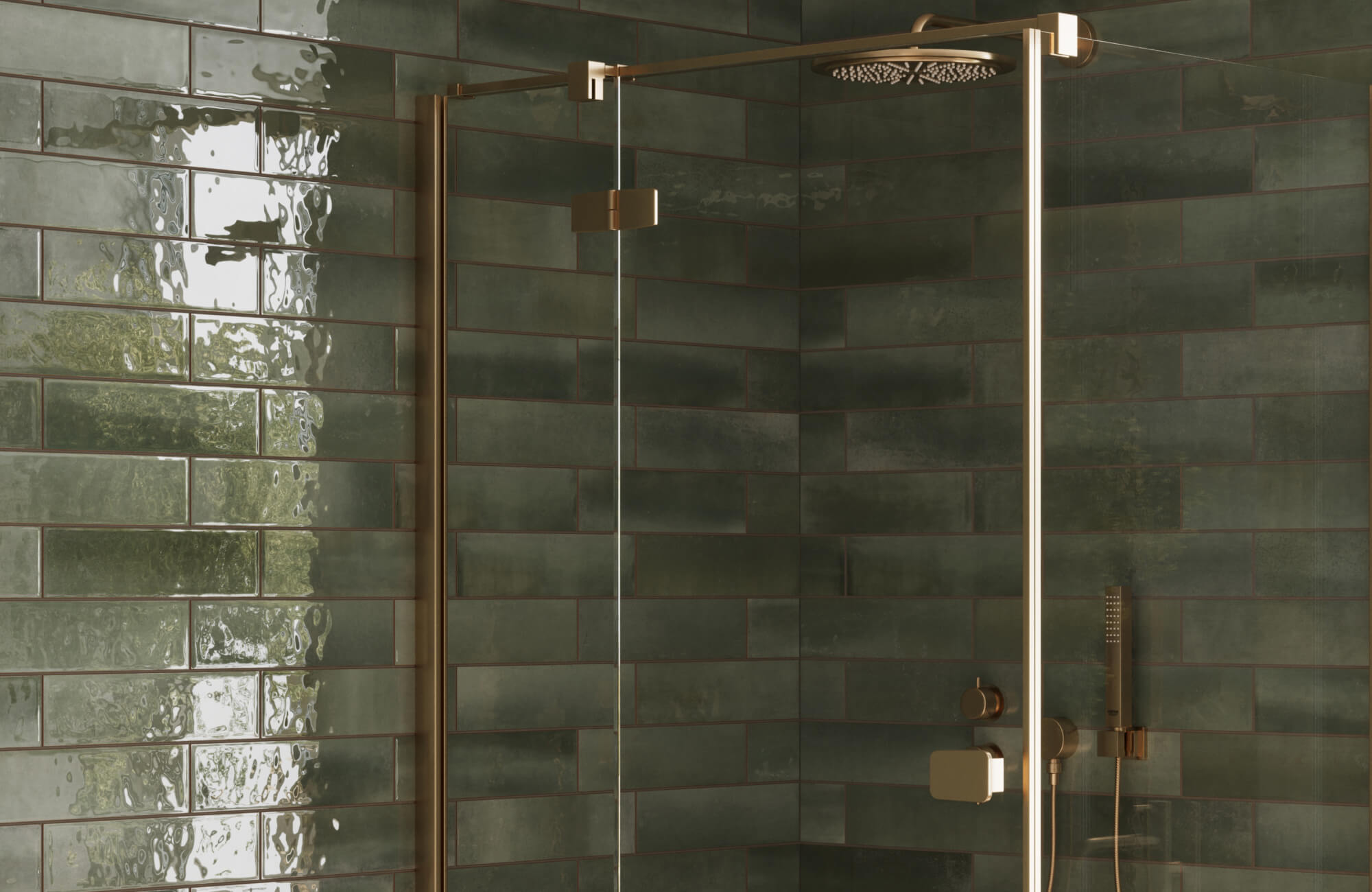 Are Green Bathroom Tiles In Style?