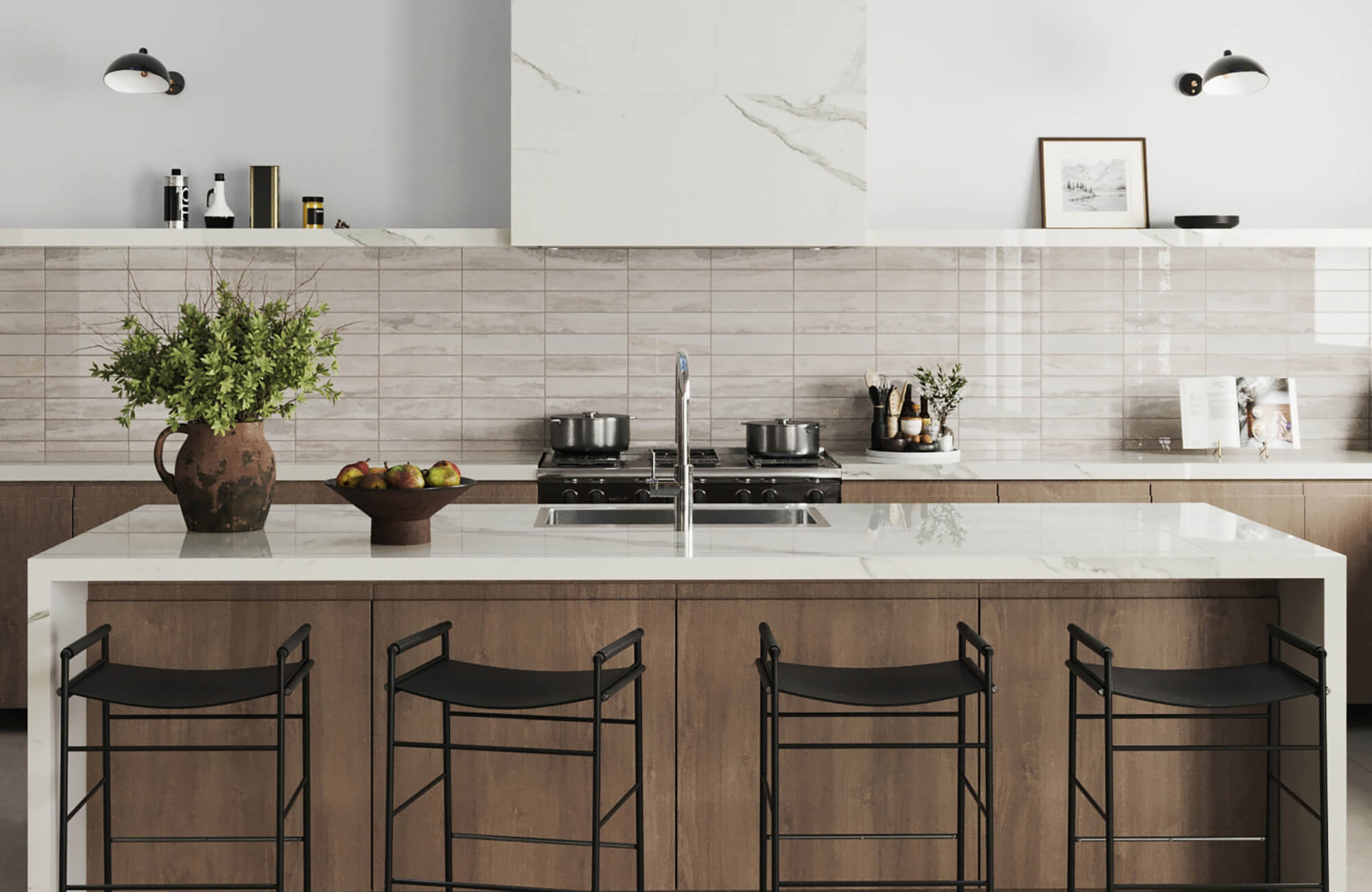 Choosing Subway Tile For Your Coastal Kitchen: Matte Vs. Glossy