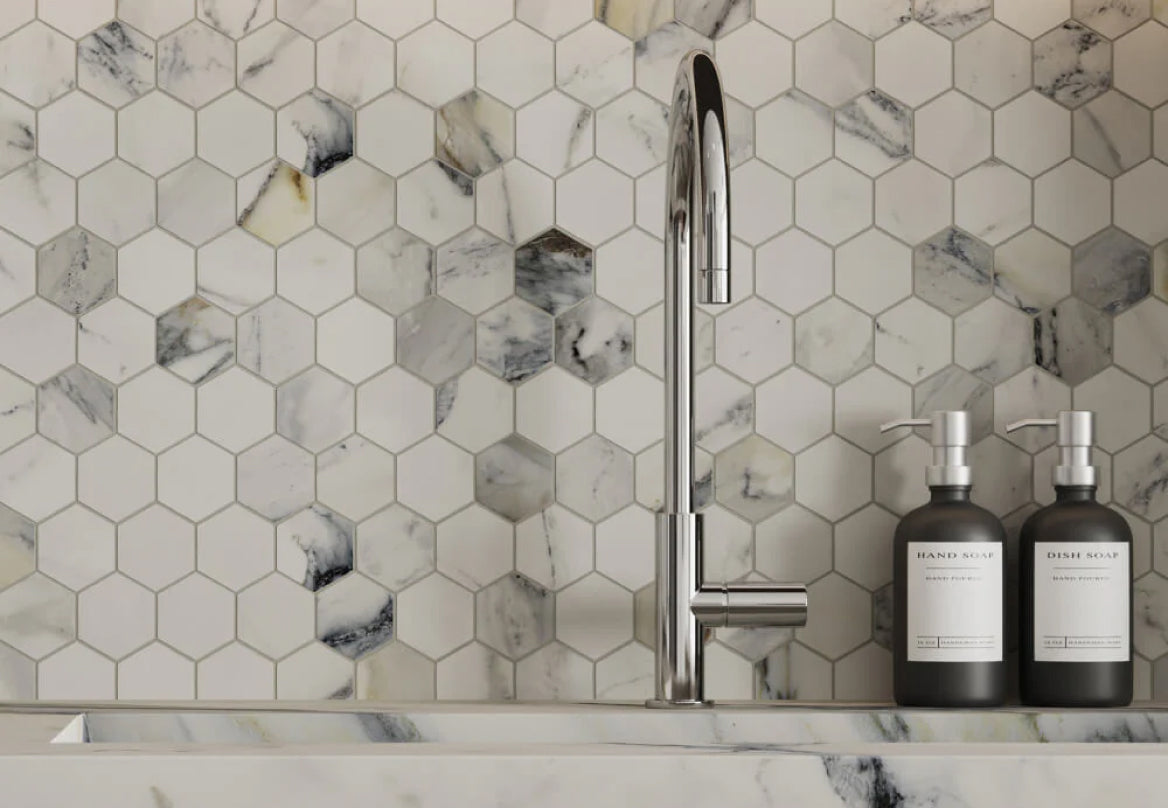 Blue Kitchen Tile infusing a vibrant, stylish flair into a modern kitchen setting.