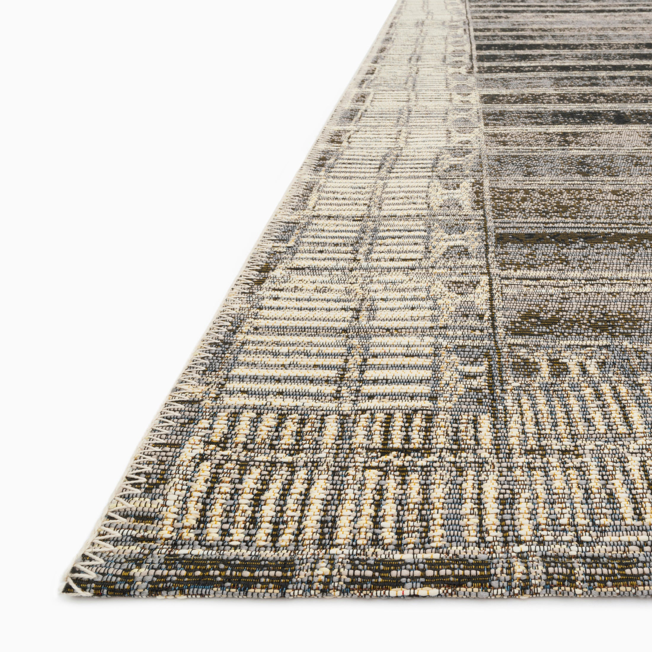 Evermere Indoor/Outdoor Rug in Charcoal / Ivory, 10'6" x 13'9"