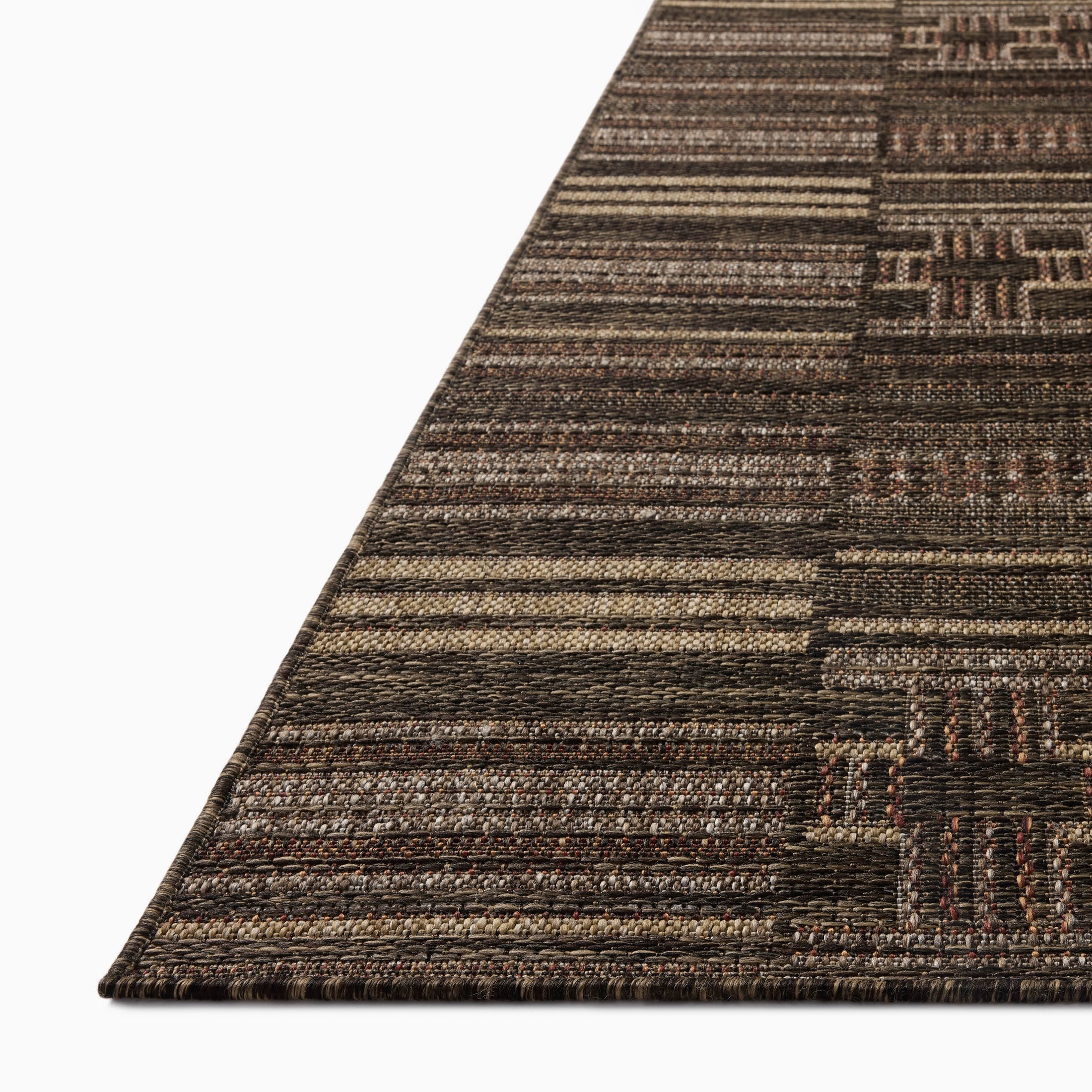 Hemlocke Indoor/Outdoor Rug in Spice / Tobacco, 7'10" x 10'