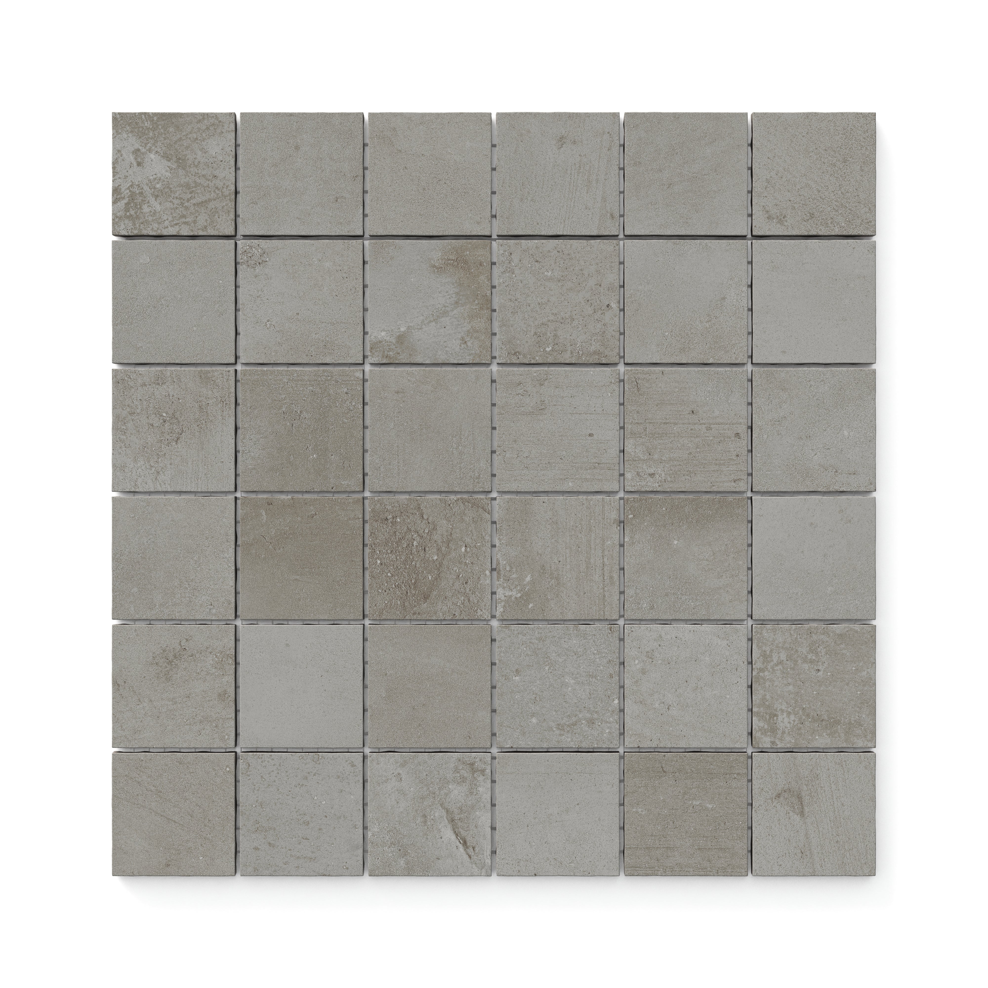 Ramsey 2x2 Matte Porcelain Mosaic Tile in Ash