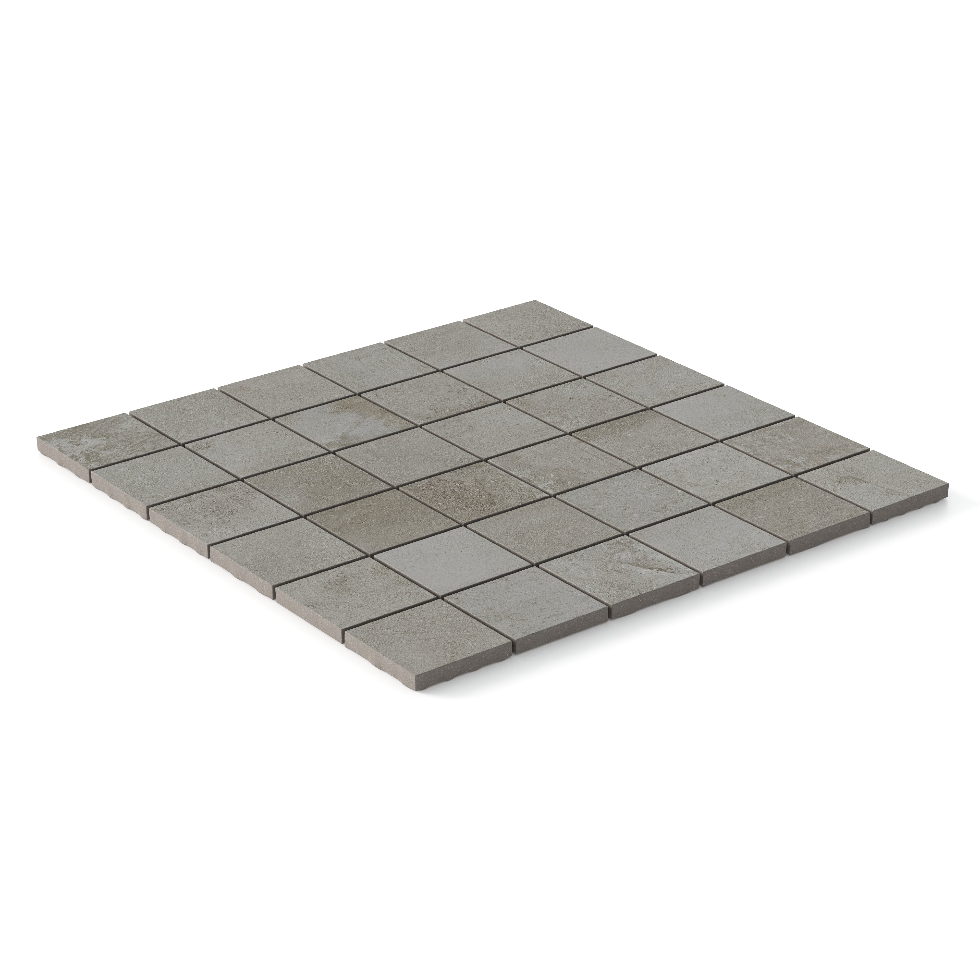 Ramsey 2x2 Matte Porcelain Mosaic Tile in Ash