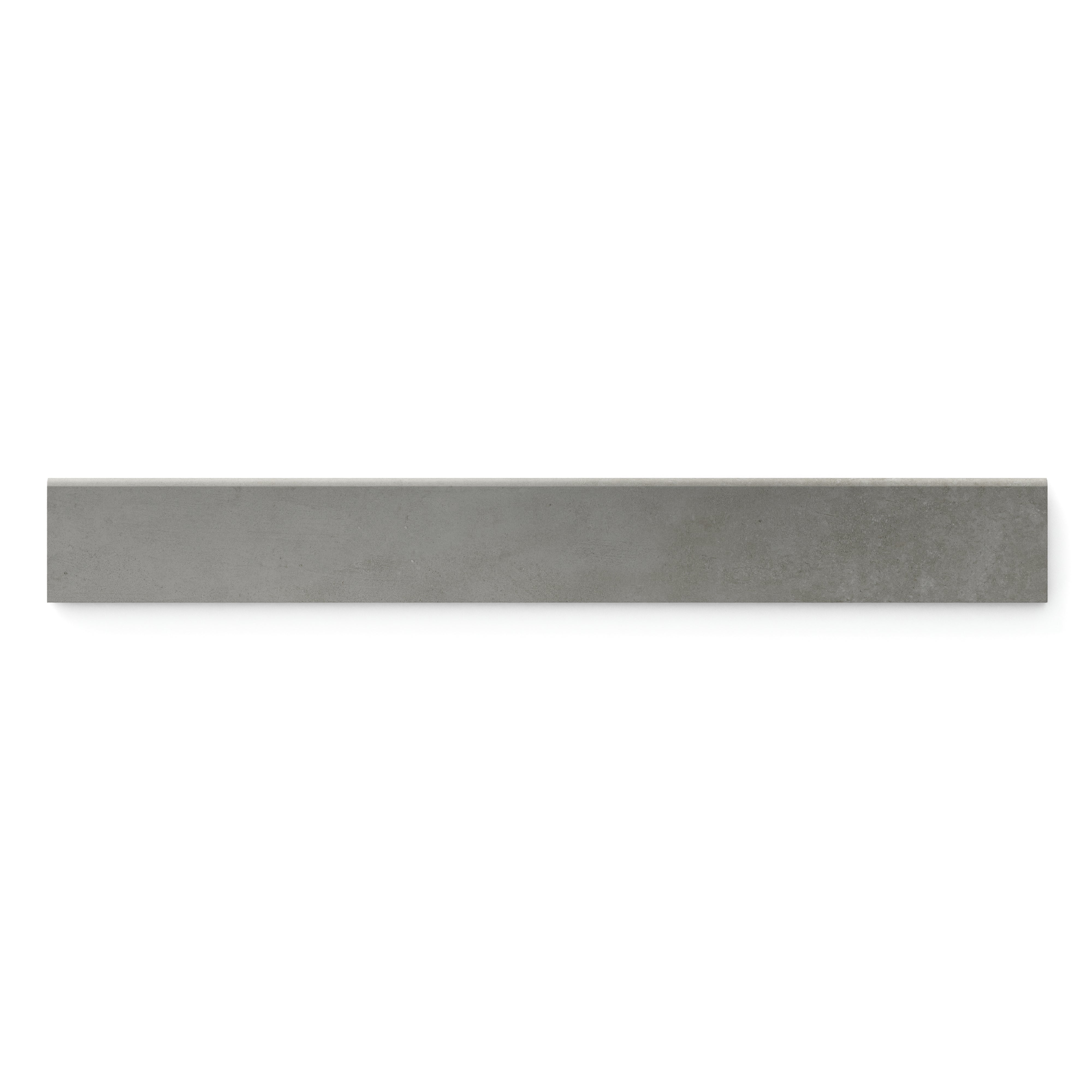 Ramsey 3x24 Matte Porcelain Bullnose Tile in Ash