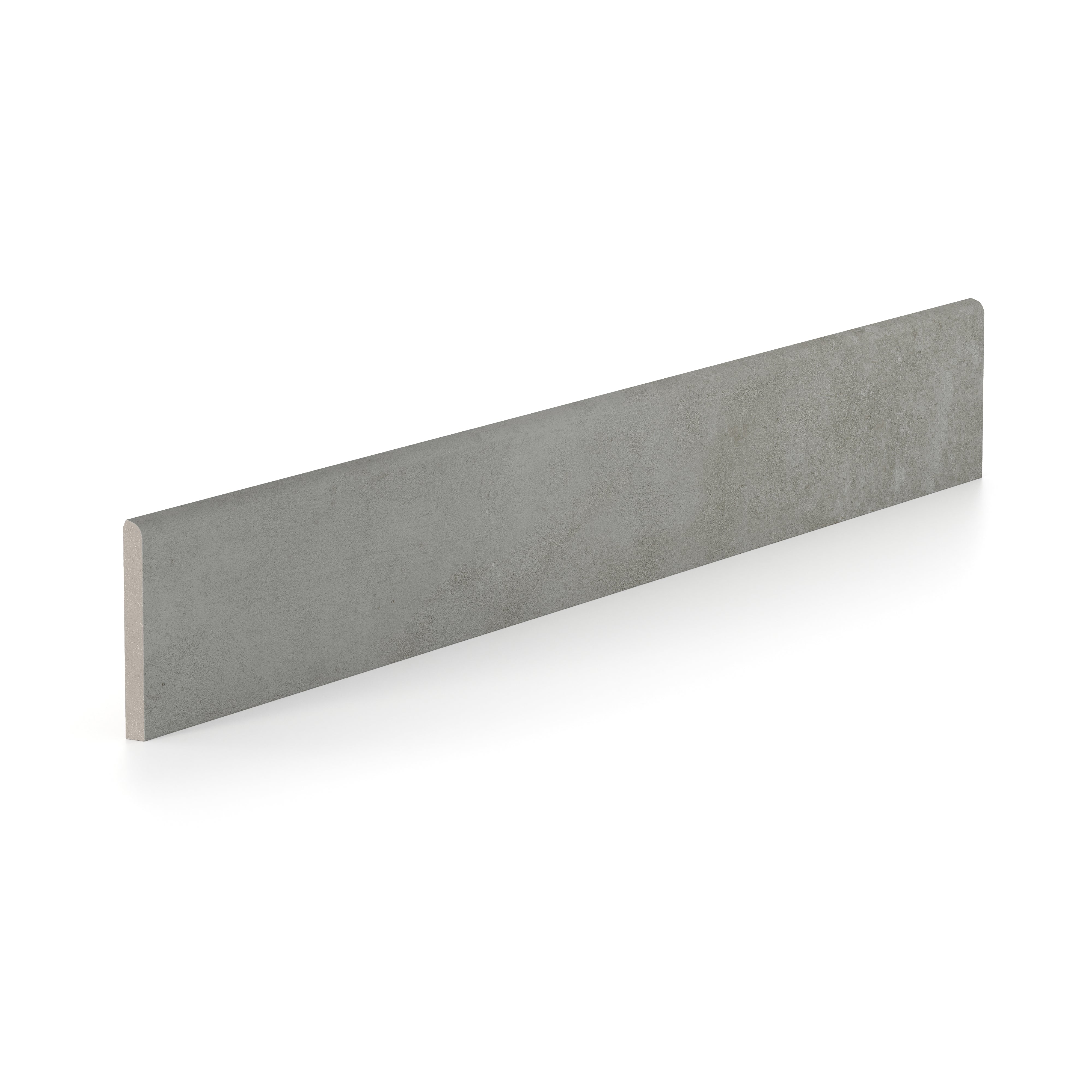 Ramsey 3x24 Matte Porcelain Bullnose Tile in Ash