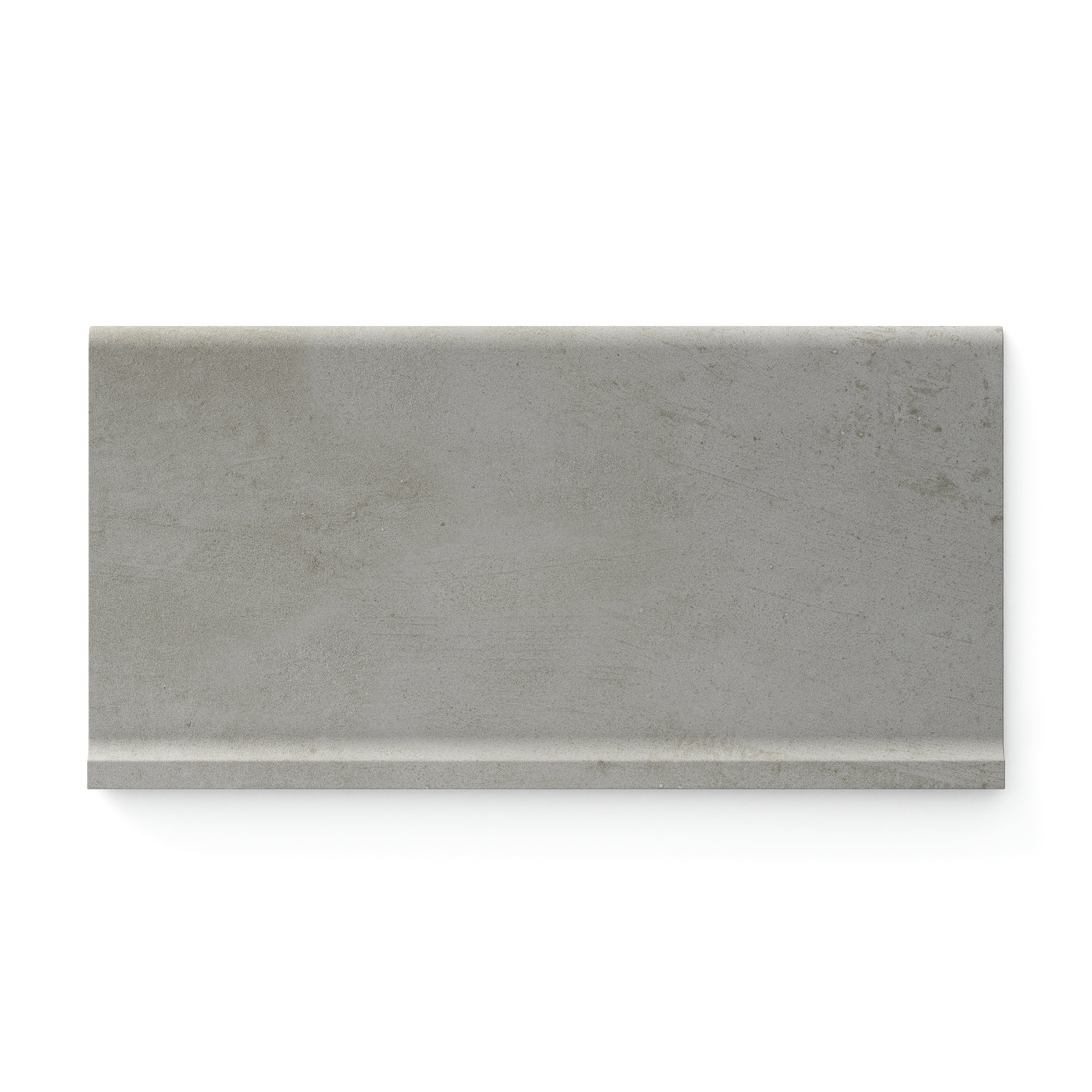 Ramsey 6x12 Matte Porcelain Cove Base Tile in Ash