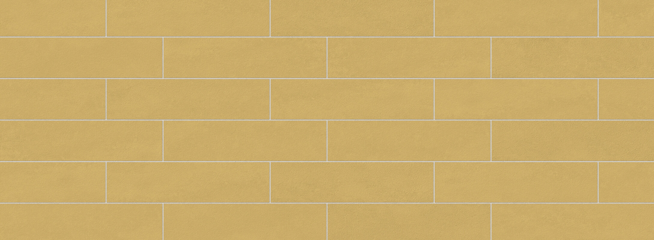 Vibrant yellow subway tiles with a smooth matte finish, arranged in a classic brick pattern, perfect for adding a sunny and cheerful touch to any backsplash