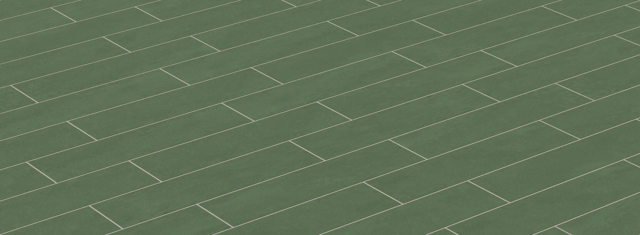 Vibrant forest green subway tiles laid in a classic staggered pattern, offering a fresh and lively backdrop