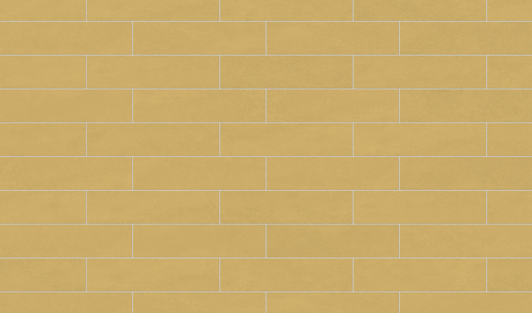 Sun-kissed yellow tiles in a straightforward brick pattern, bringing a bright and inviting atmosphere
