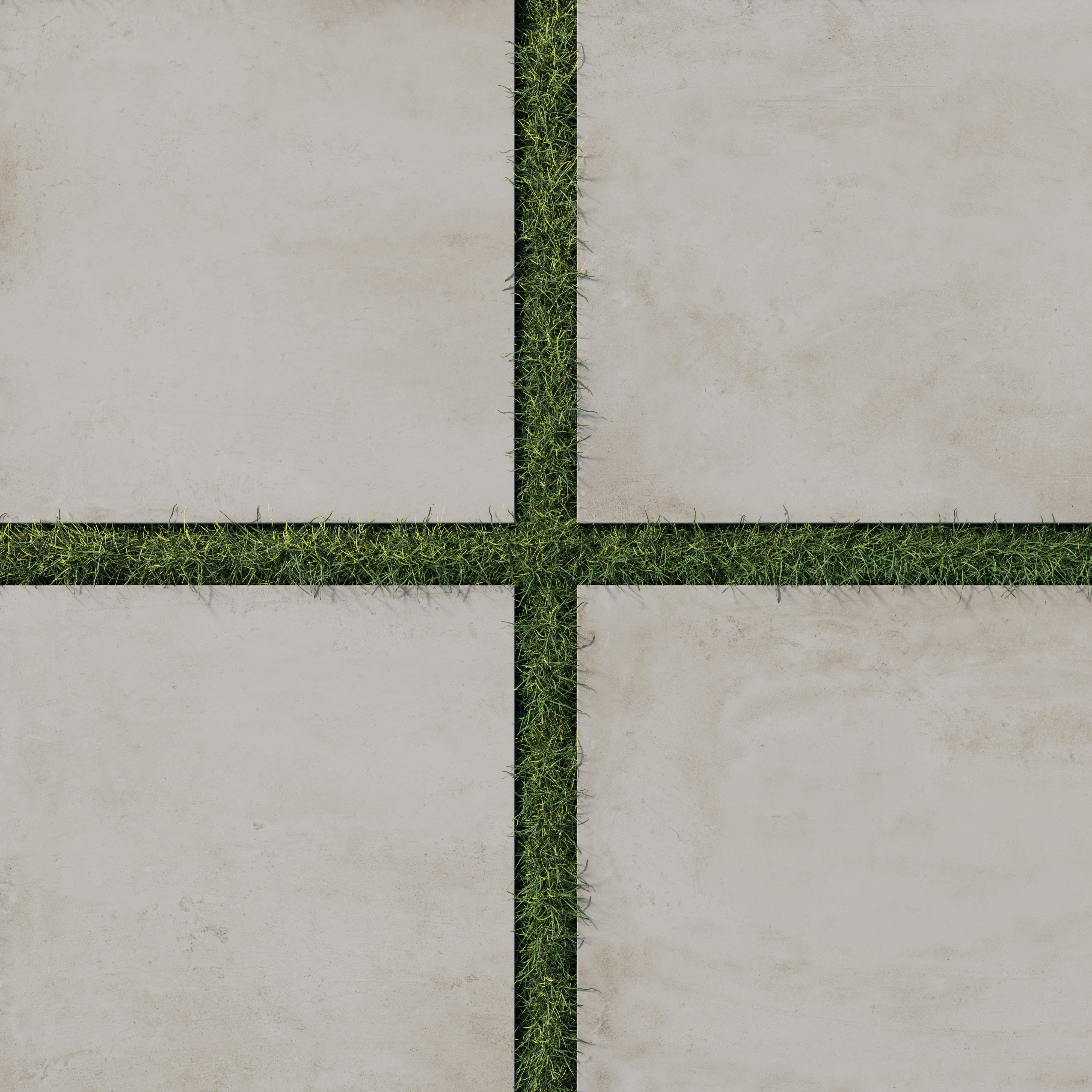 24x24 porcelain pavers in light gray hues with beige undertones, offering a concrete-inspired finish ideal for outdoor spaces