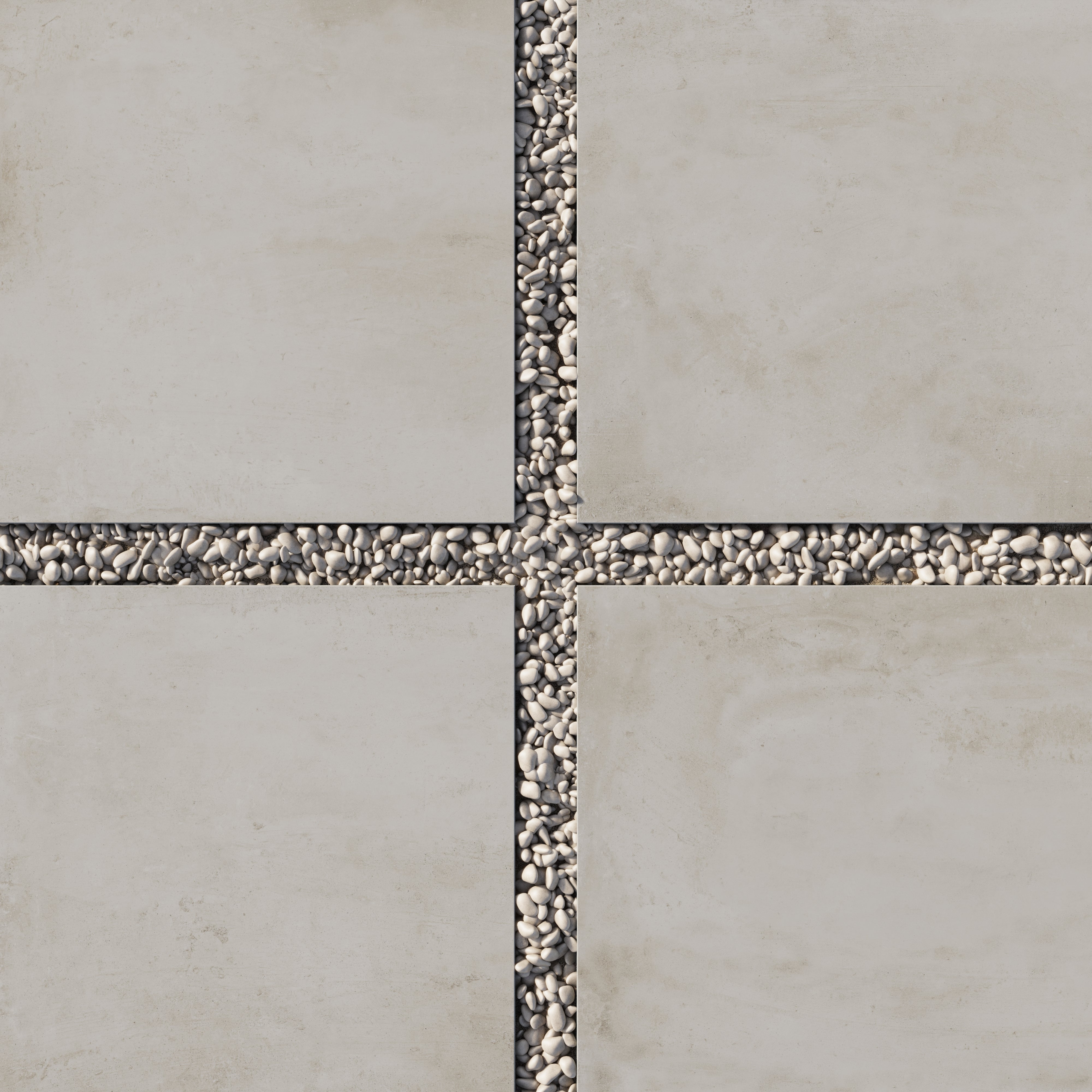 Ramsey 24x24 Grip Porcelain 2cm Paver Tile in Chalk