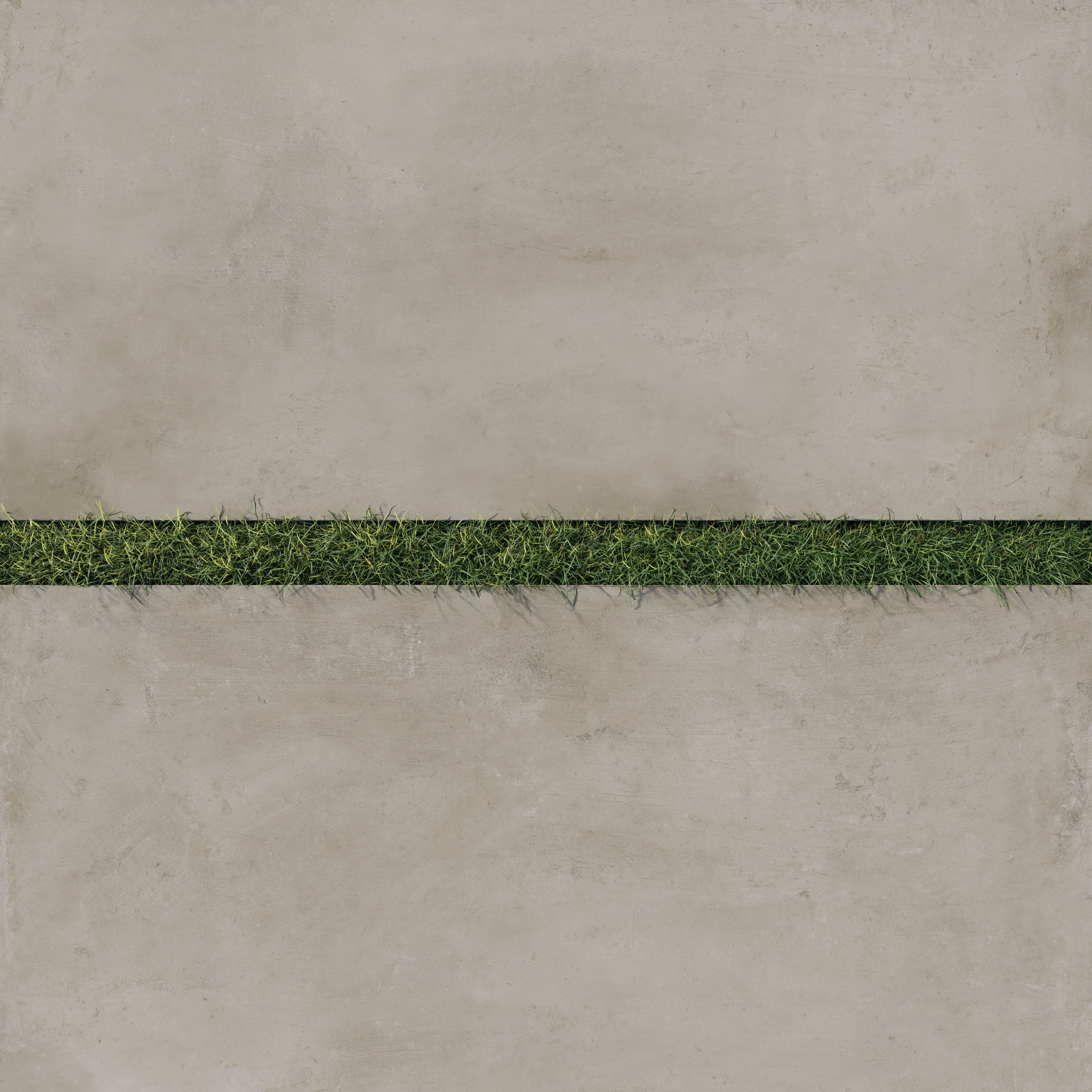 24x48 porcelain pavers featuring a warm, earthy taupe tone paired with grass inlays, perfect for elegant outdoor settings