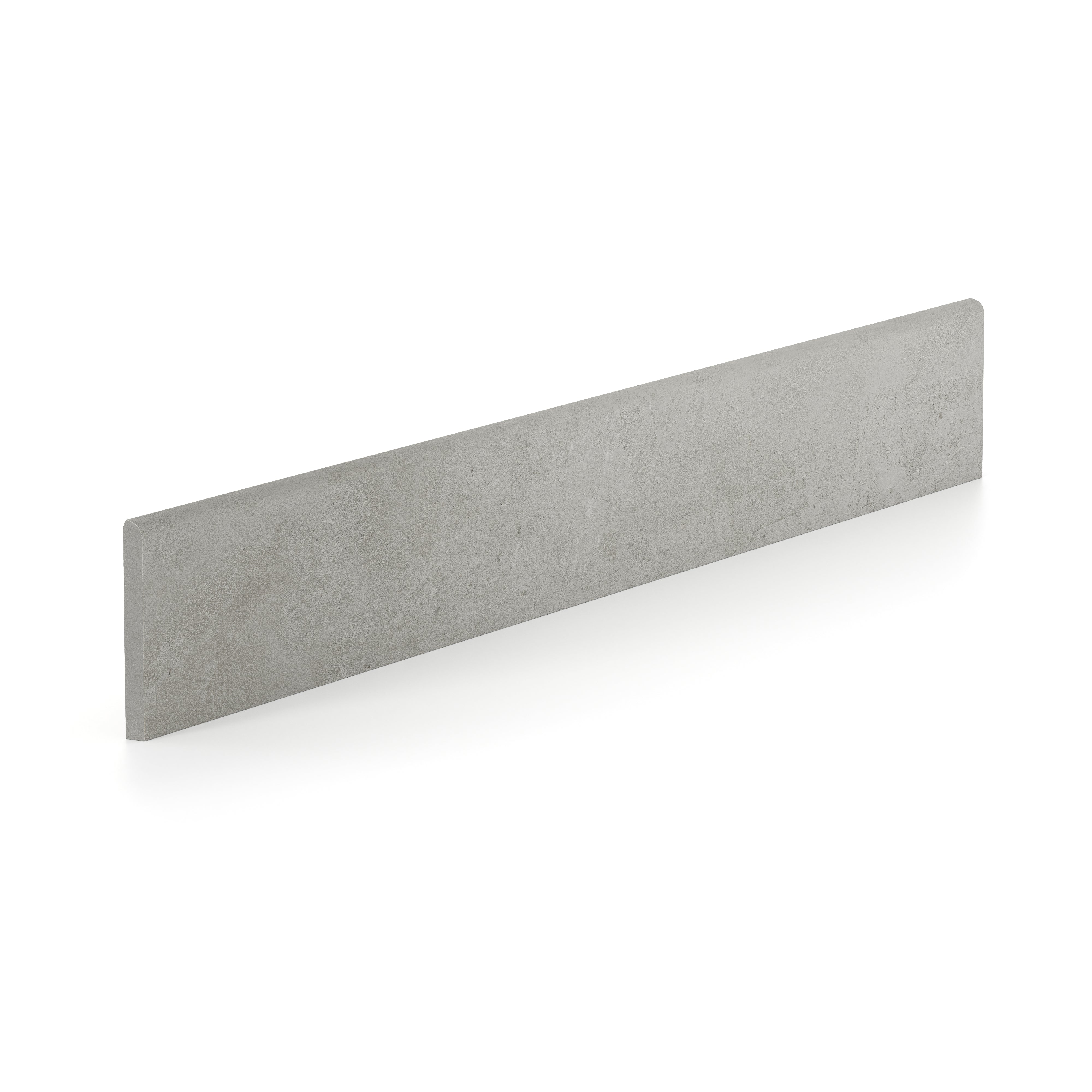 Ramsey 3x24 Polished Porcelain Bullnose Tile in Ash