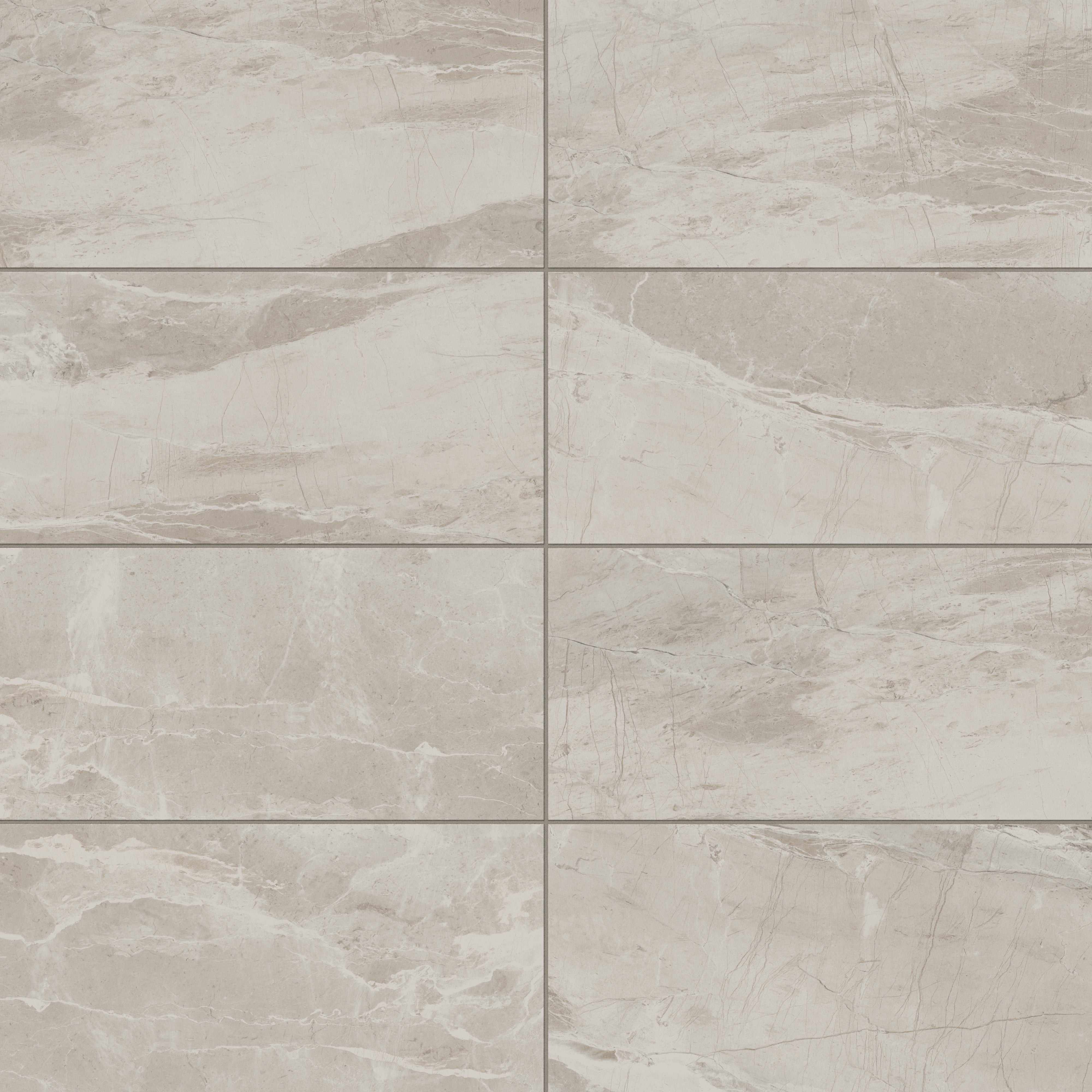 Close-up of rectangular taupe matte tiles with natural veining patterns, ideal for creating a modern and elegant space.