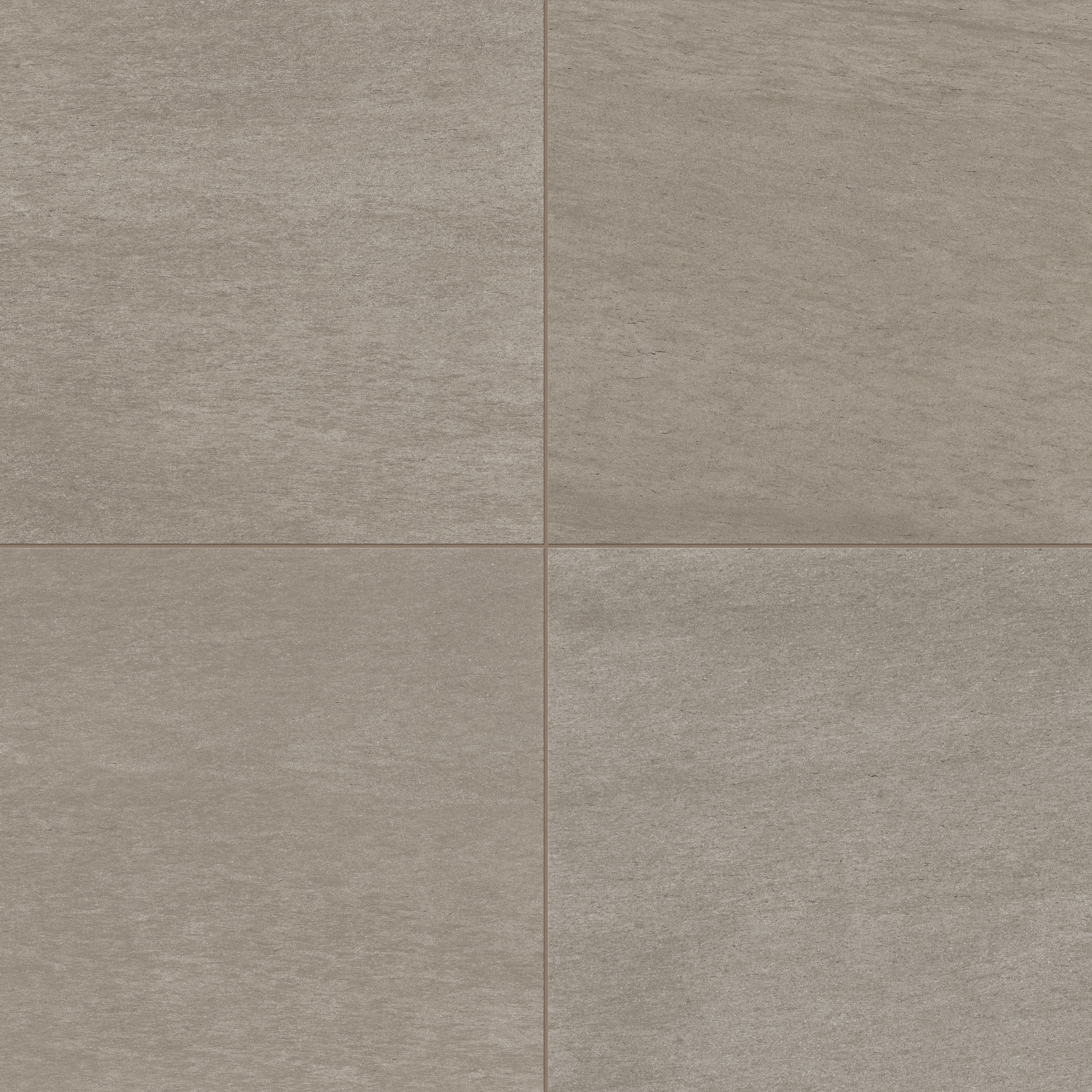 Brody 24x24 matte porcelain tile in sienna, featuring a warm taupe finish with a smooth texture for versatile design applications.