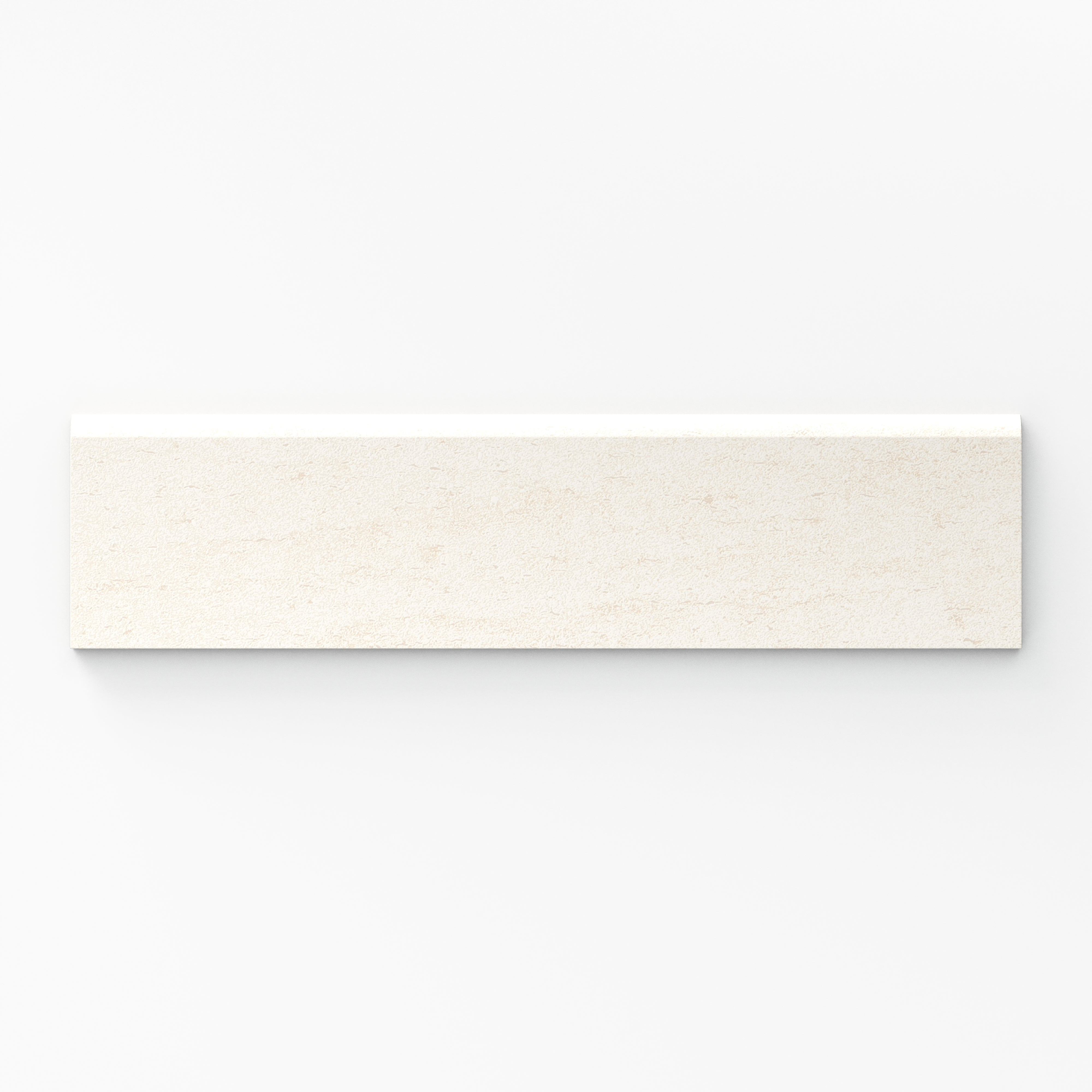 Brody 3x12 Matte Porcelain Bullnose Tile in Sand