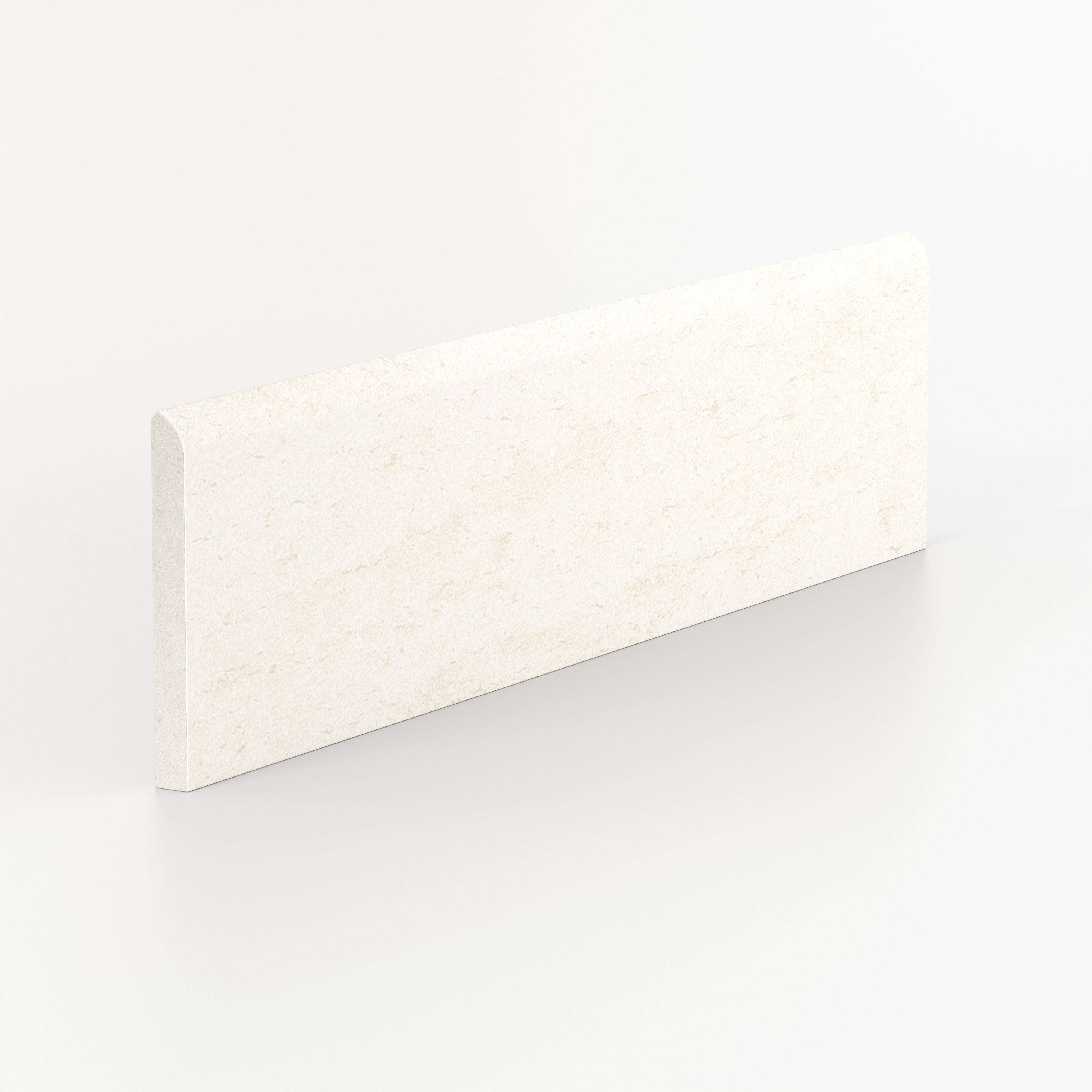 Brody 3x12 Matte Porcelain Bullnose Tile in Sand