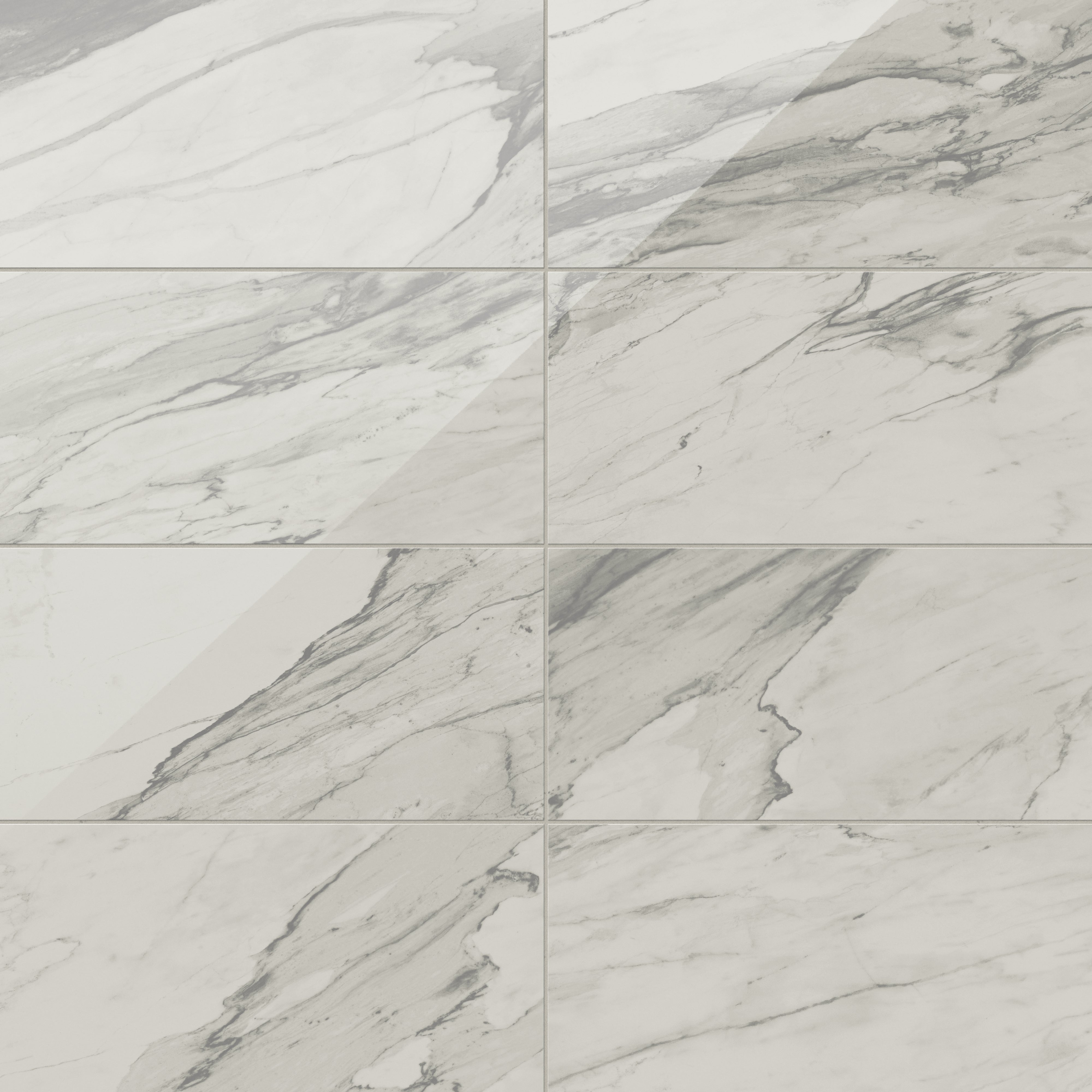 Chantel 12x24 Polished Porcelain Tile in Apuano