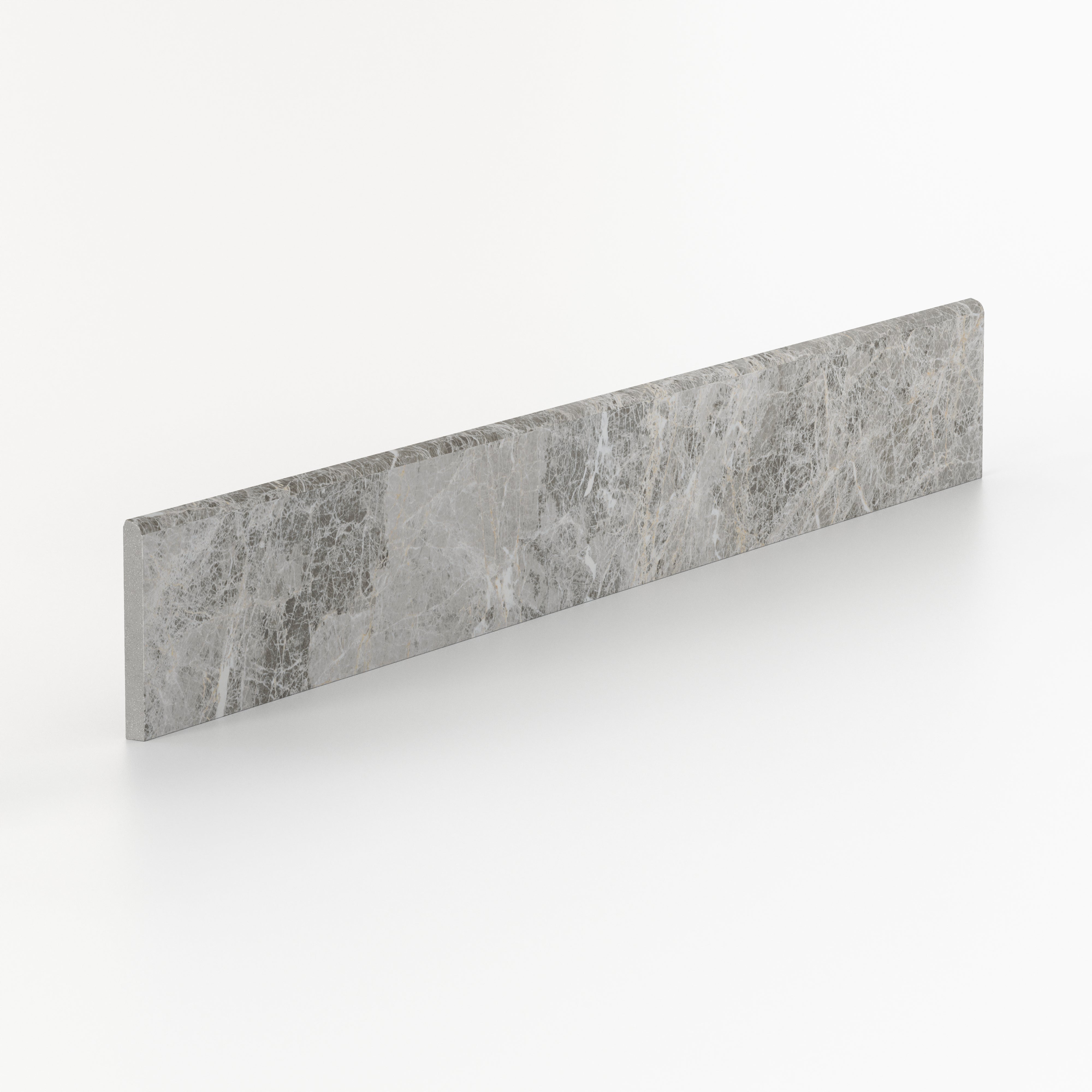 Chantel 3x24 Polished Porcelain Bullnose Tile in Imperial