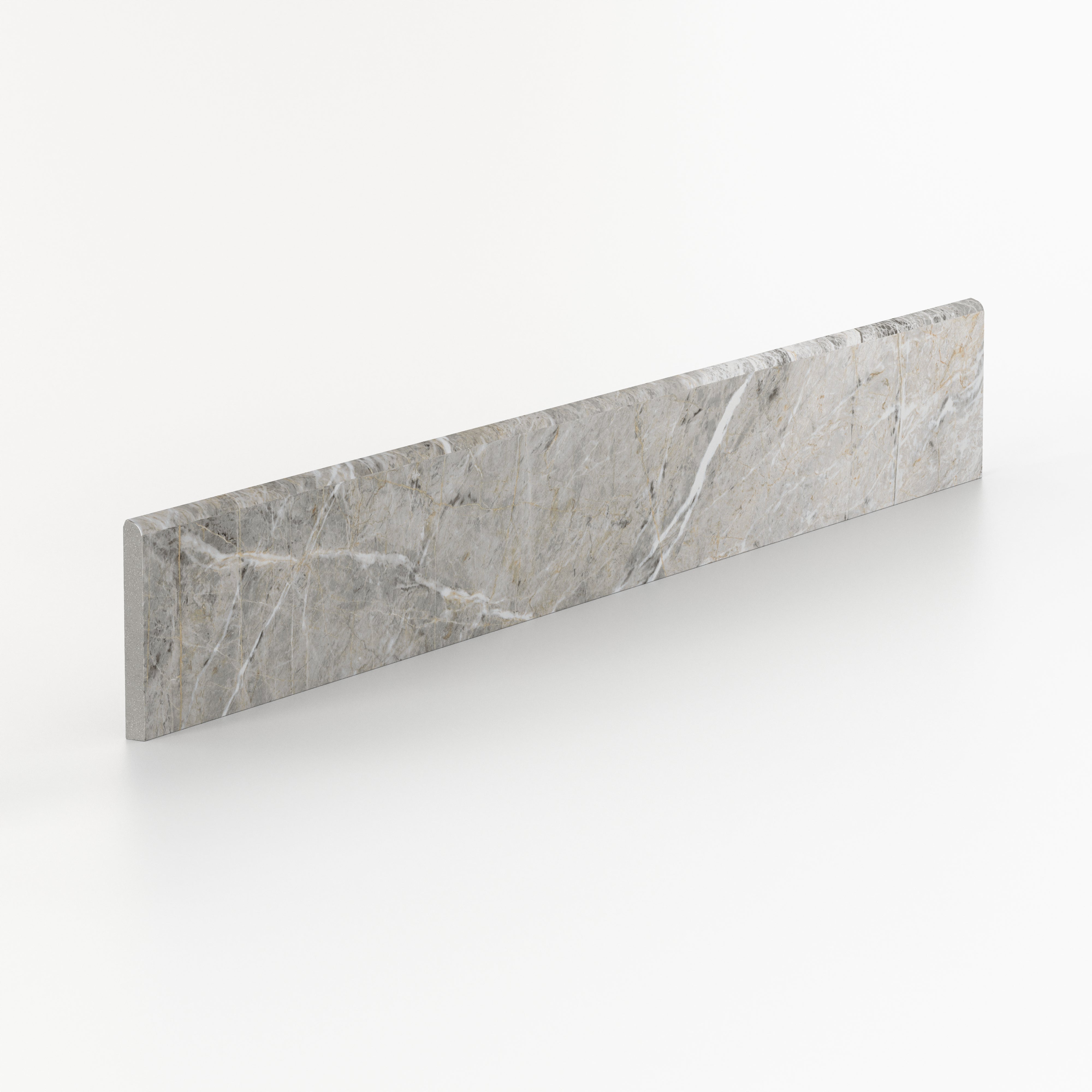 Chantel 3x24 Matte Porcelain Bullnose Tile in Imperial