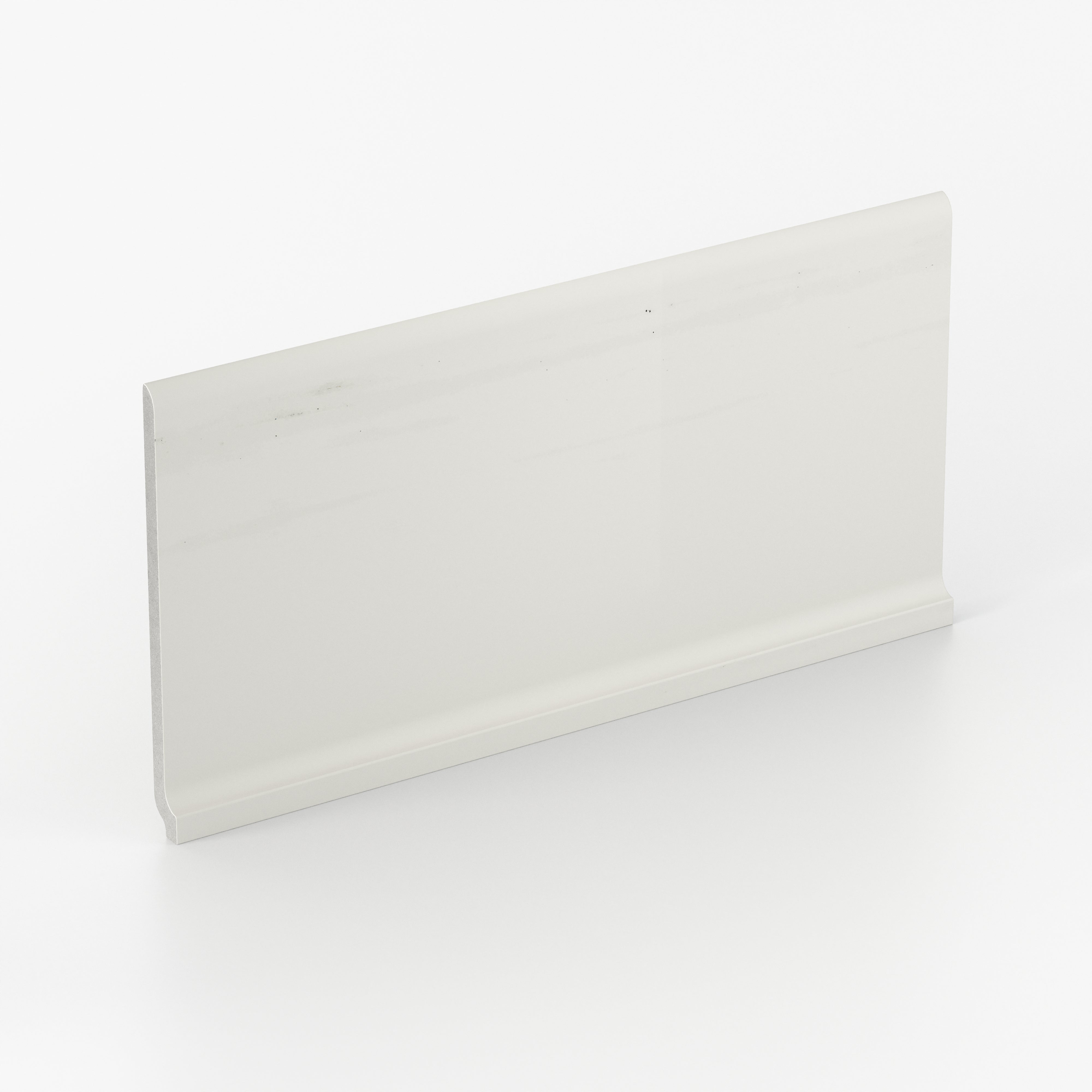 Chantel 6x12 Matte Porcelain Cove Base Tile in Dolomite