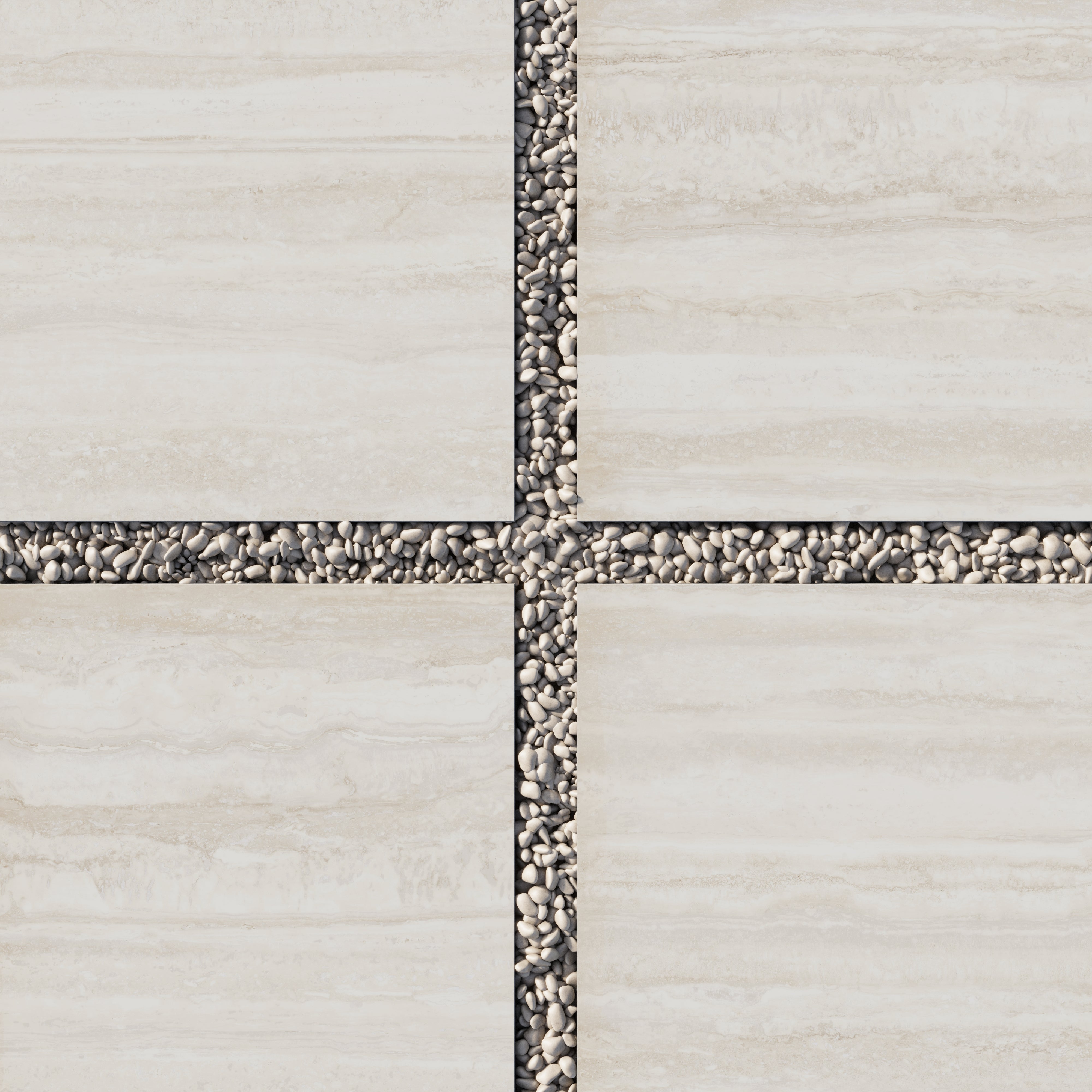 Wren 24x24 Grip Porcelain 2cm Paver Tile in Oat