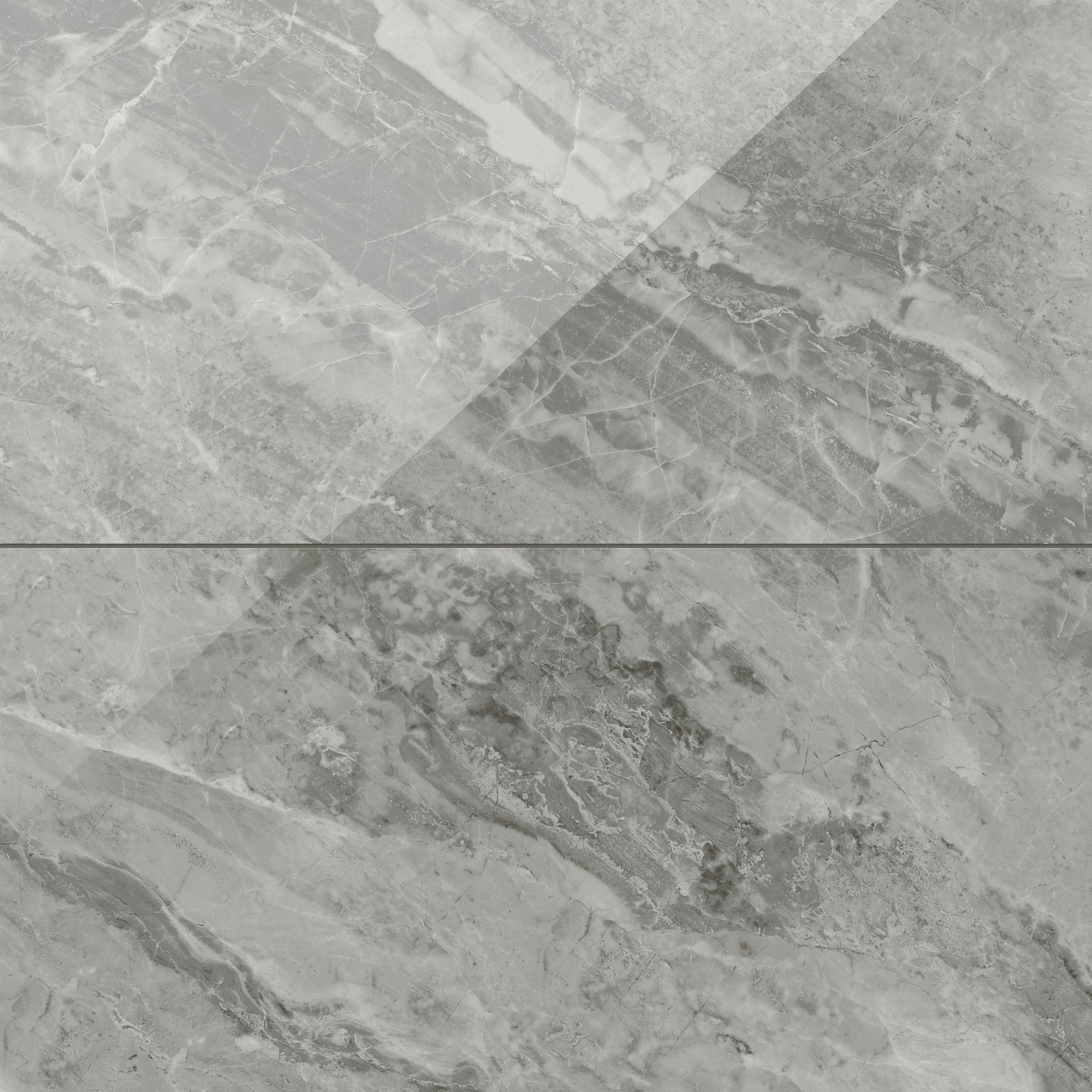Blair 24x48 Polished Porcelain Tile in Oniciata Grey
