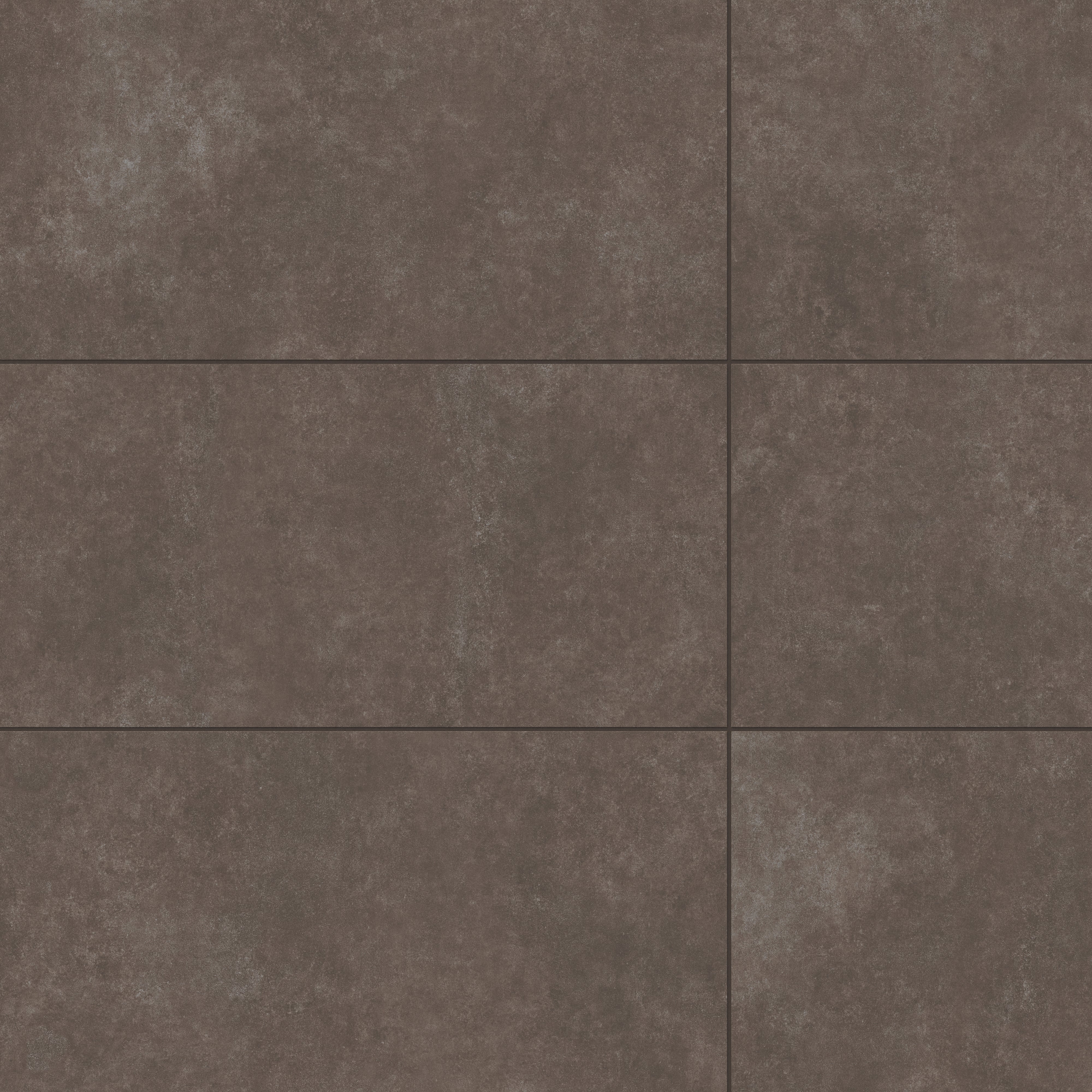 Rich espresso-toned Wyatt 16x32 matte porcelain tiles, showcasing a textured surface with earthy undertones for a warm and sophisticated flooring option.