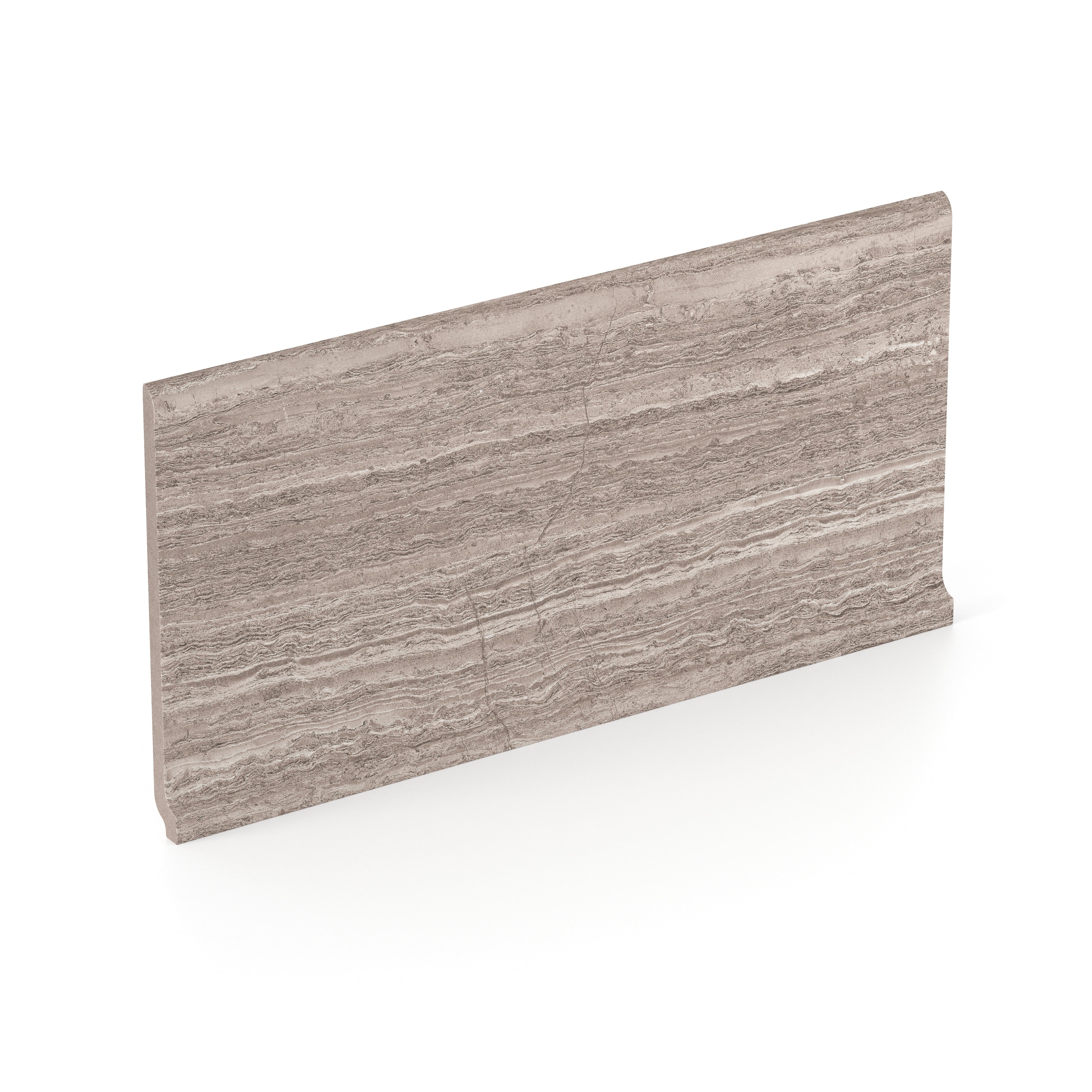 Hendrix 6x12 Matte Porcelain Cove Base Tile in Dune