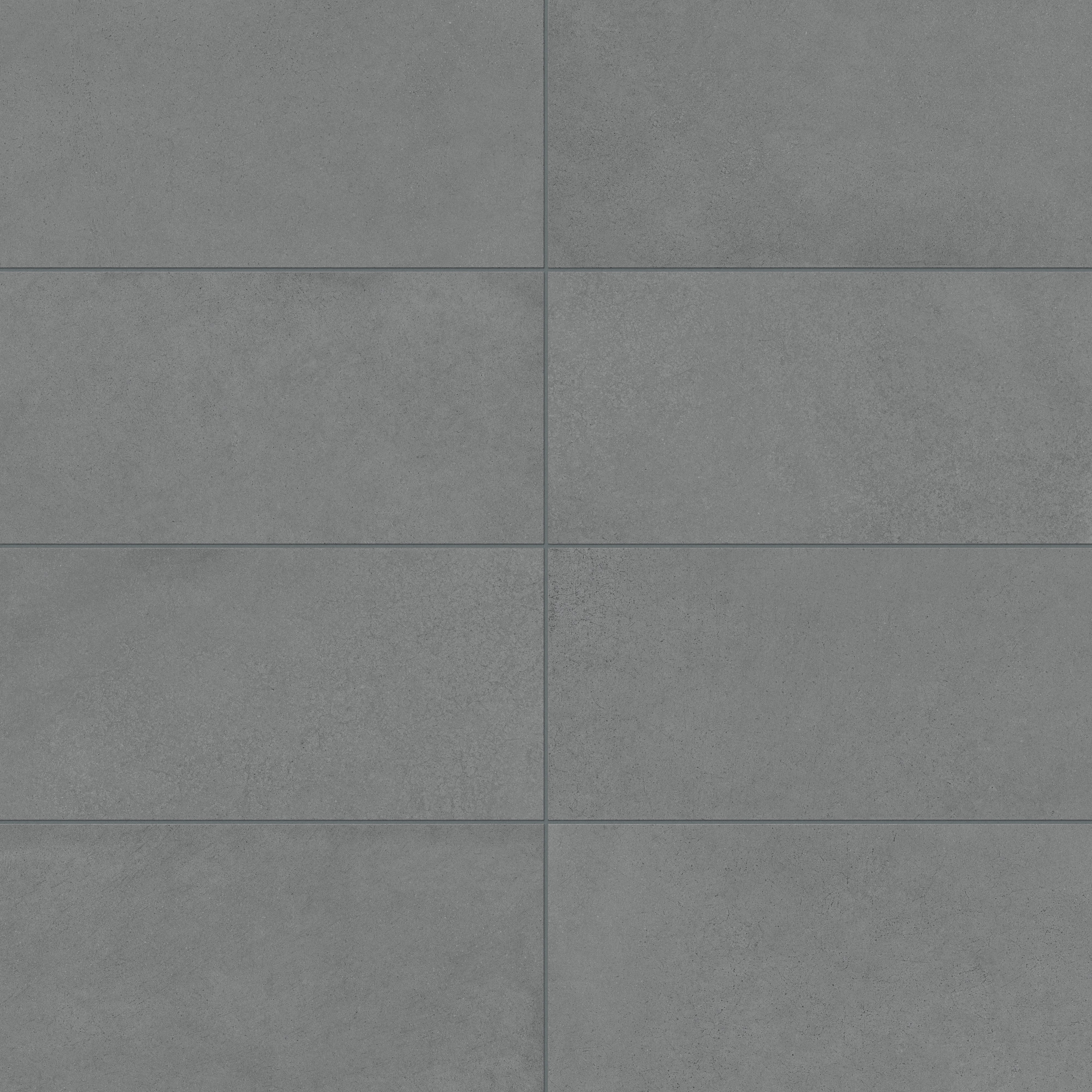Palmer 12x24 matte porcelain tile in grey, showcasing a smooth and versatile design perfect for modern interiors.