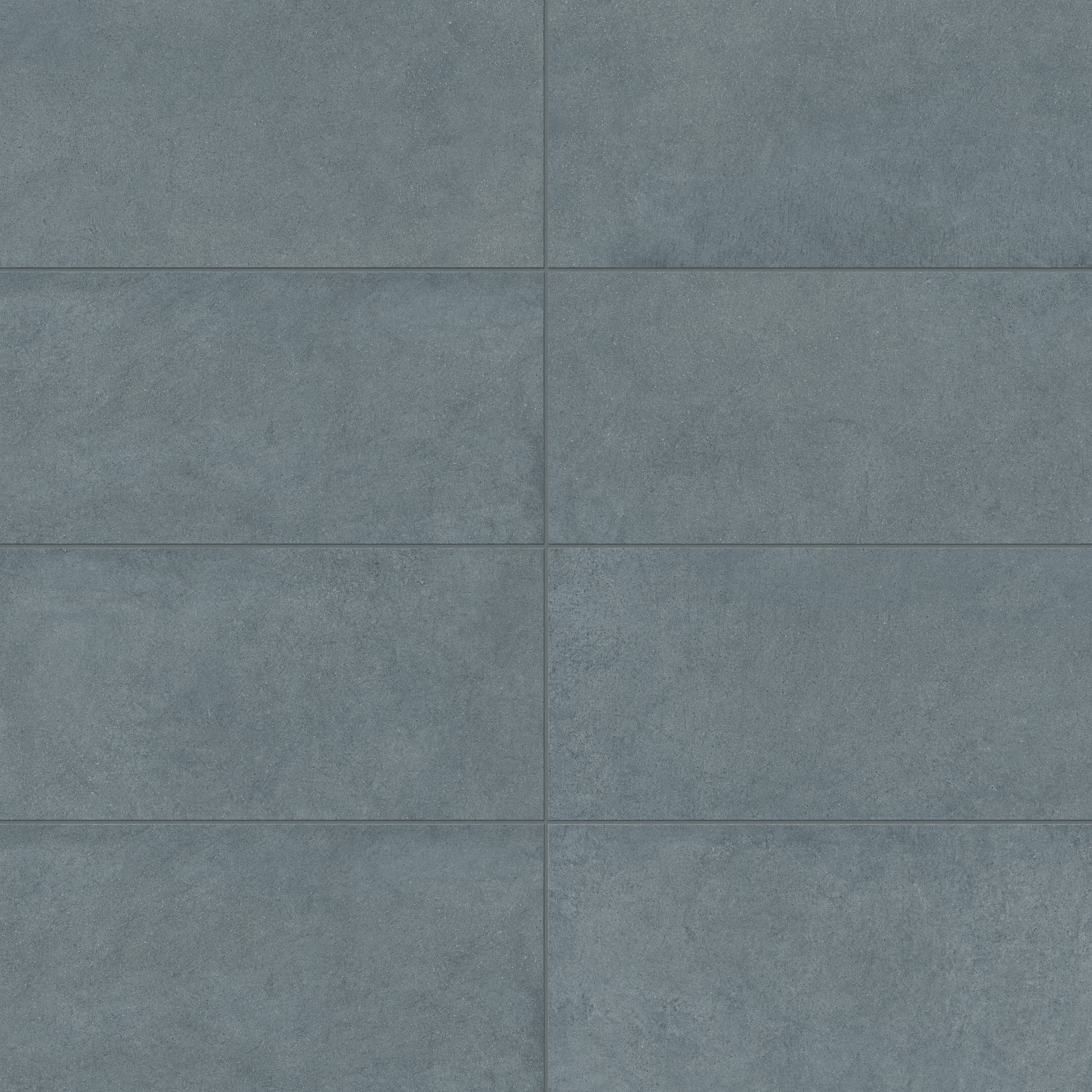 Palmer 12x24 matte porcelain tile in blue, showcasing a soft textured surface and rich blue tones for versatile indoor and outdoor designs.