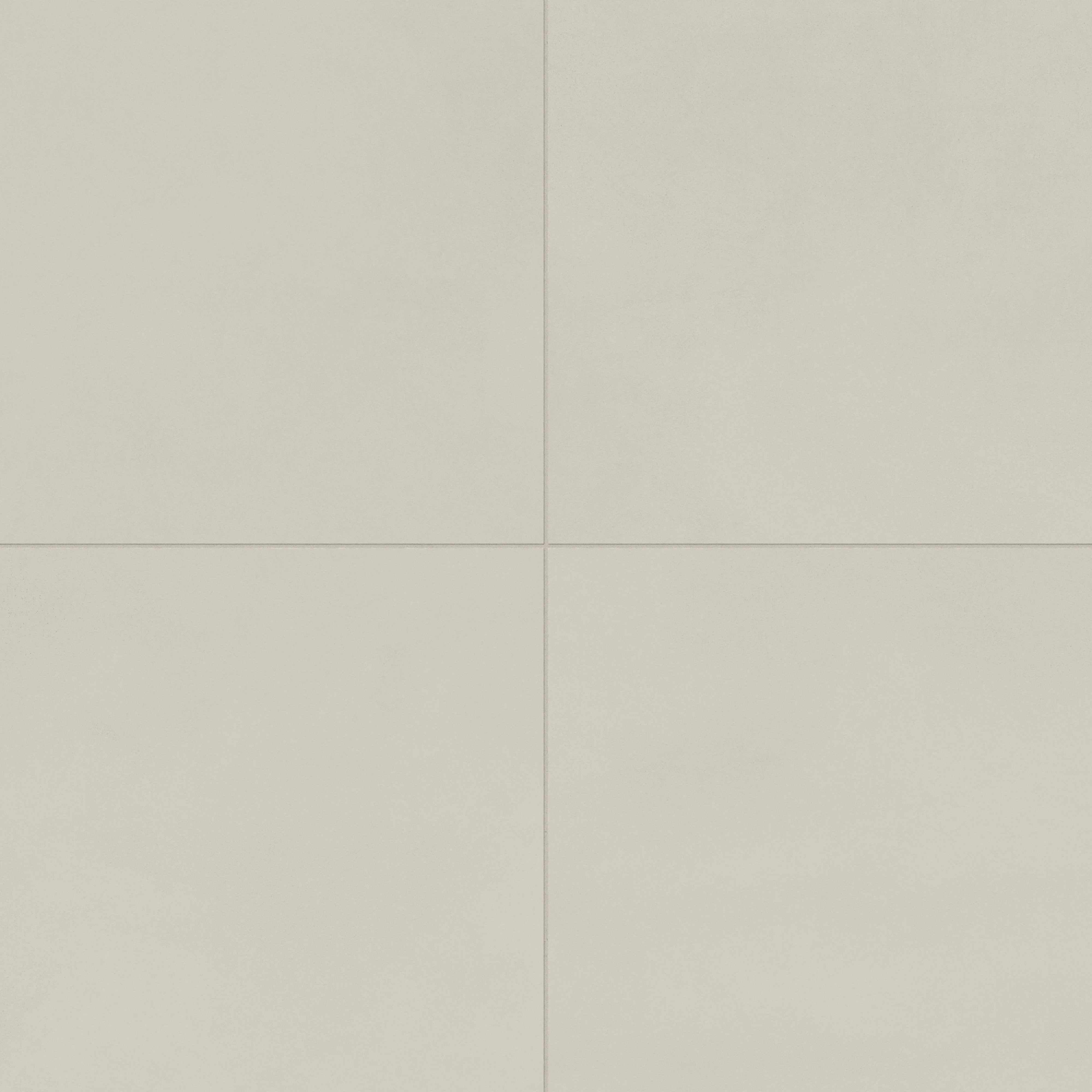 Palmer 24x24 matte porcelain tile in White with a smooth, uniform finish, ideal for modern flooring.