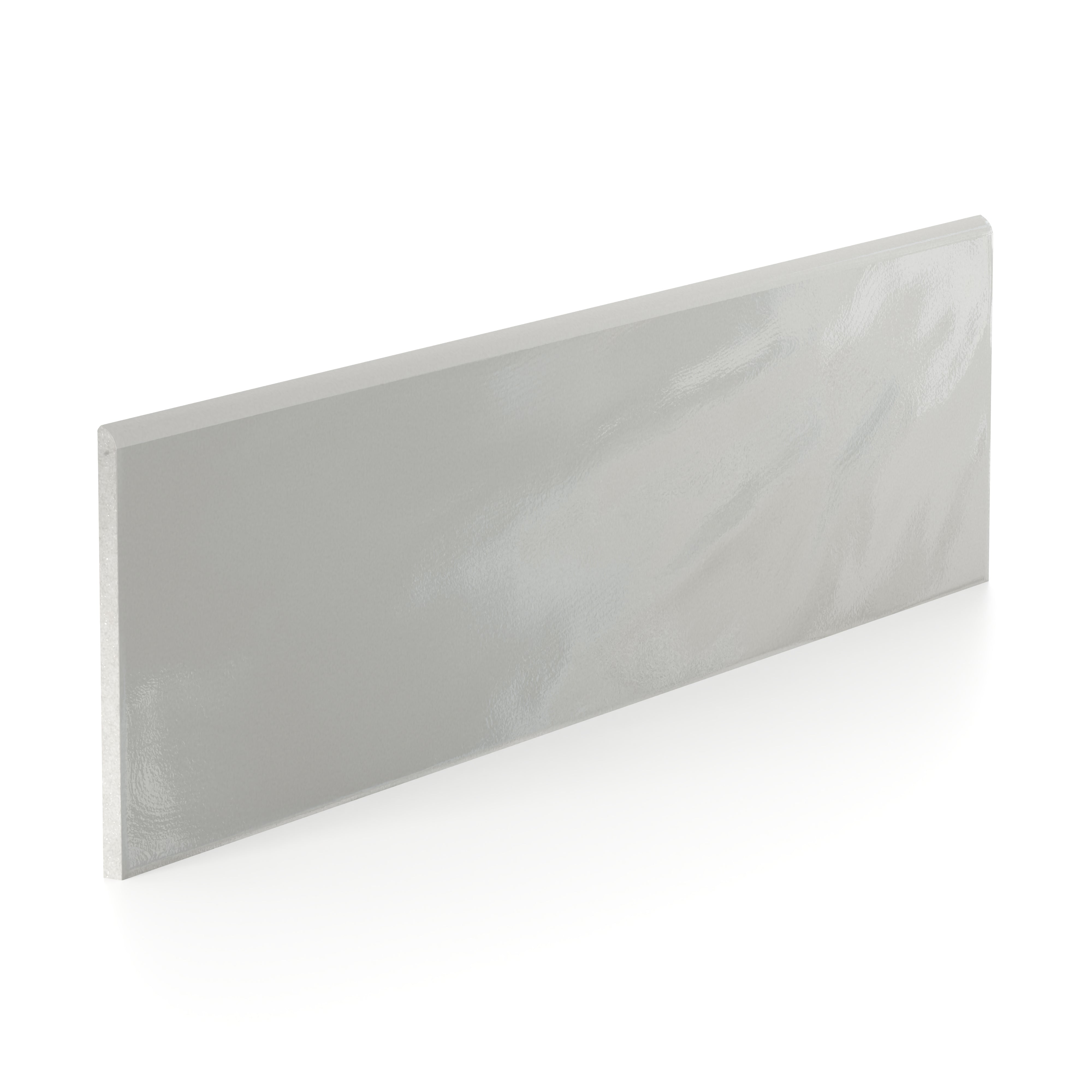 Palmer 6x24 Glossy Porcelain Bullnose Tile in Olive
