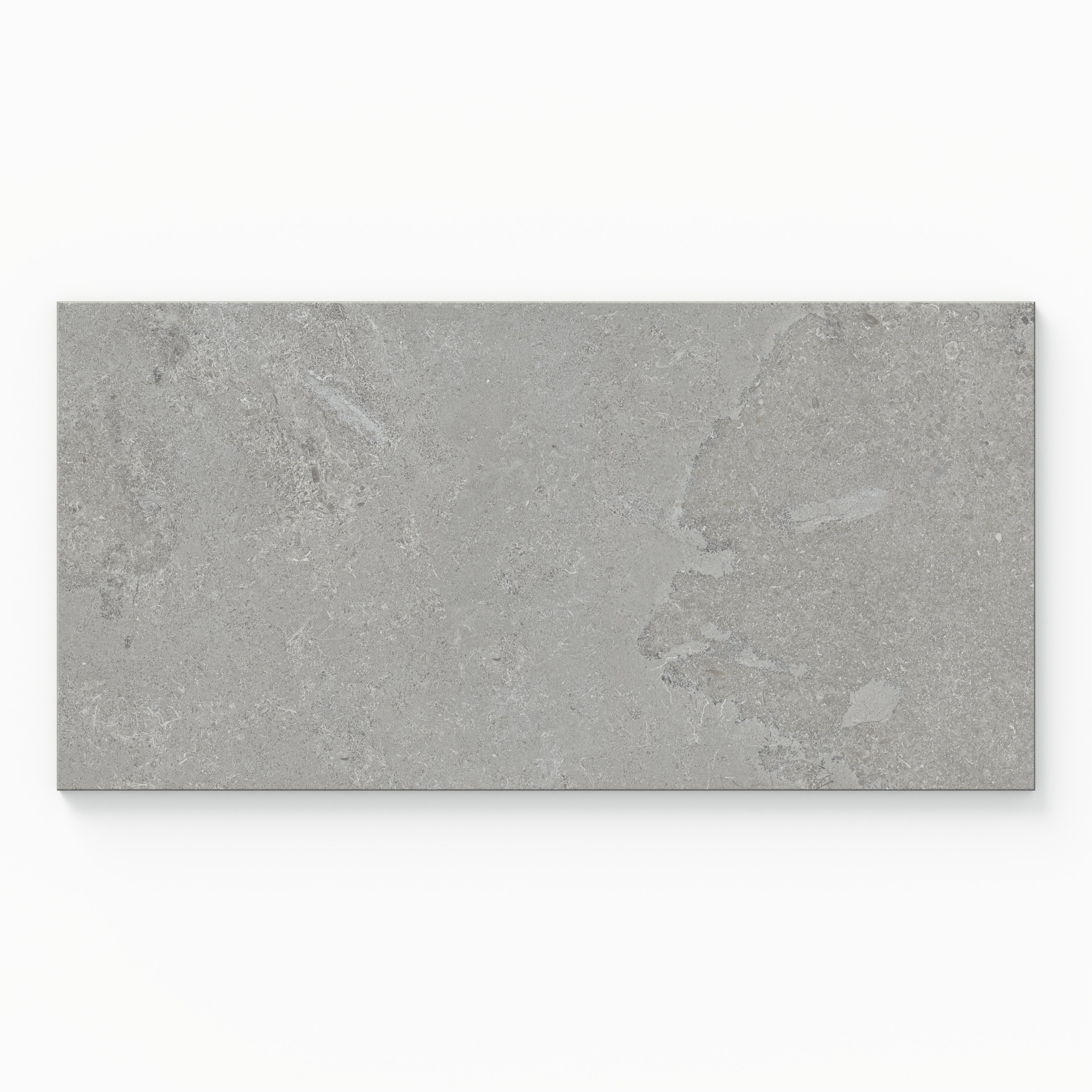 Tatum 12x24 Matte Porcelain Tile in Cross-Cut Ash