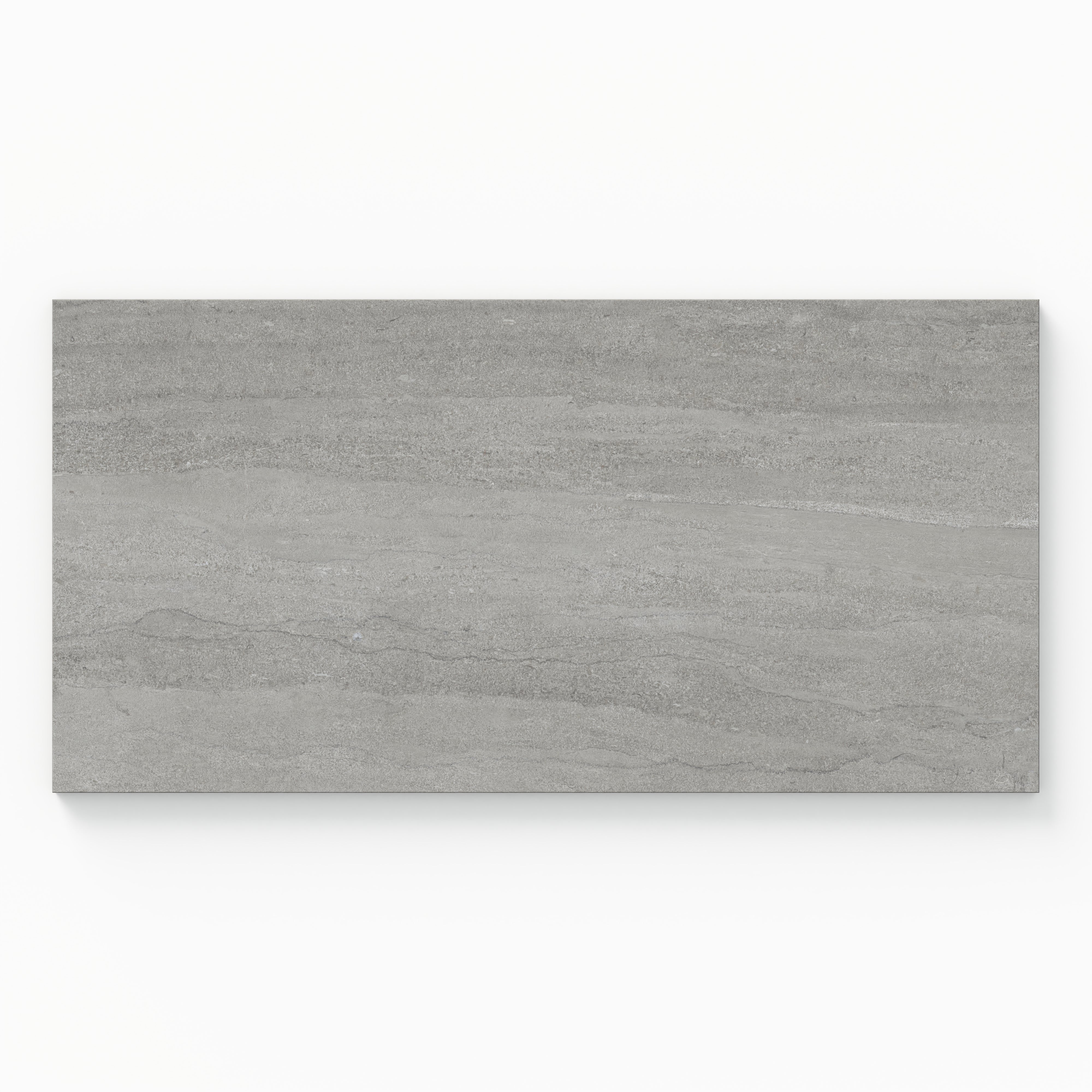 Tatum 24x48 Matte Porcelain Tile in Vein-Cut Ash