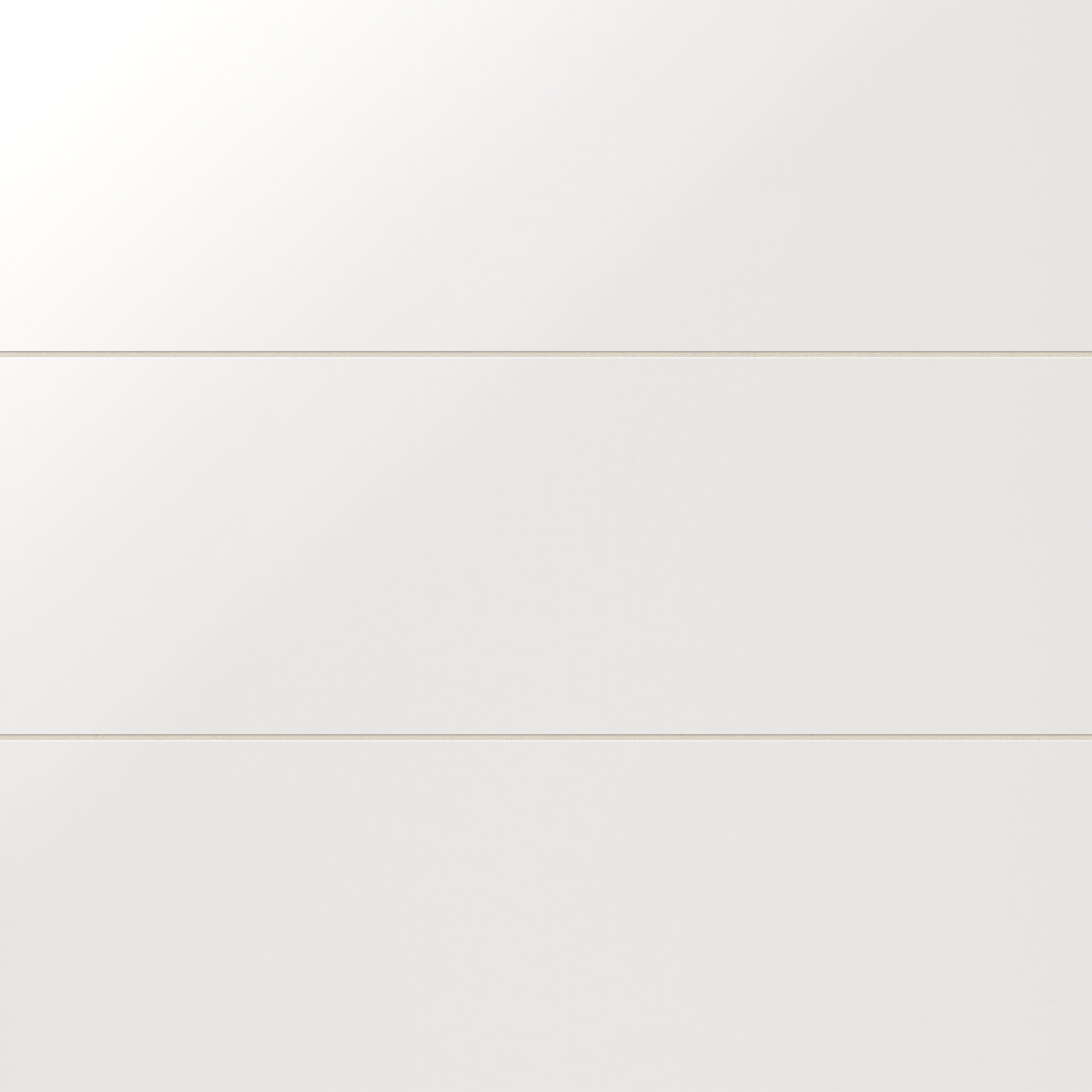 Zayne 12x36 matte ceramic tile in White offers a sleek, smooth finish, ideal for crafting a crisp, clean, and contemporary look in any modern space.