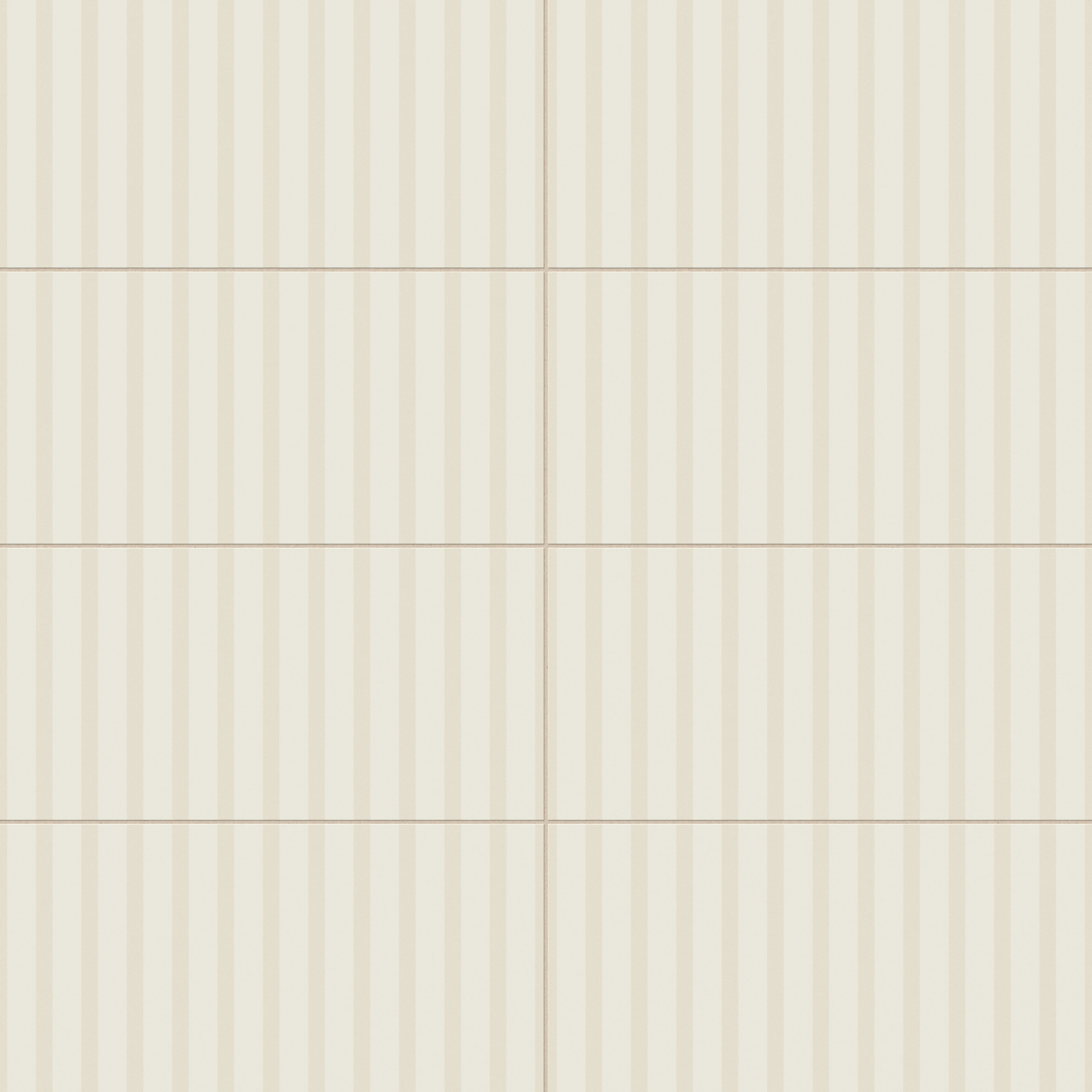 12x24 beige tiles with a vertical striped pattern in a matte finish, offering a subtle and refined aesthetic for contemporary spaces.