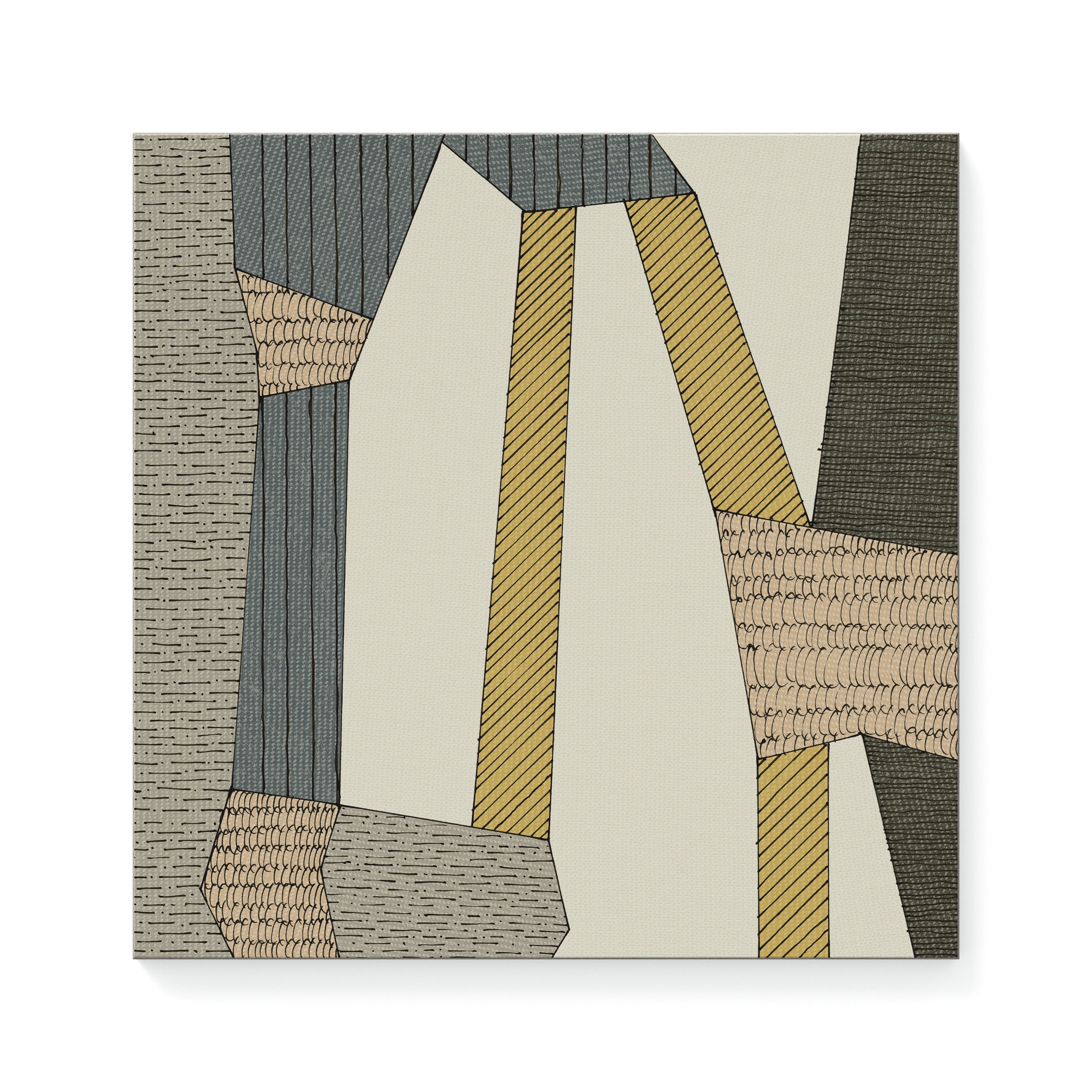 Riley 12x12 Matte Porcelain Tile in Textile Deco