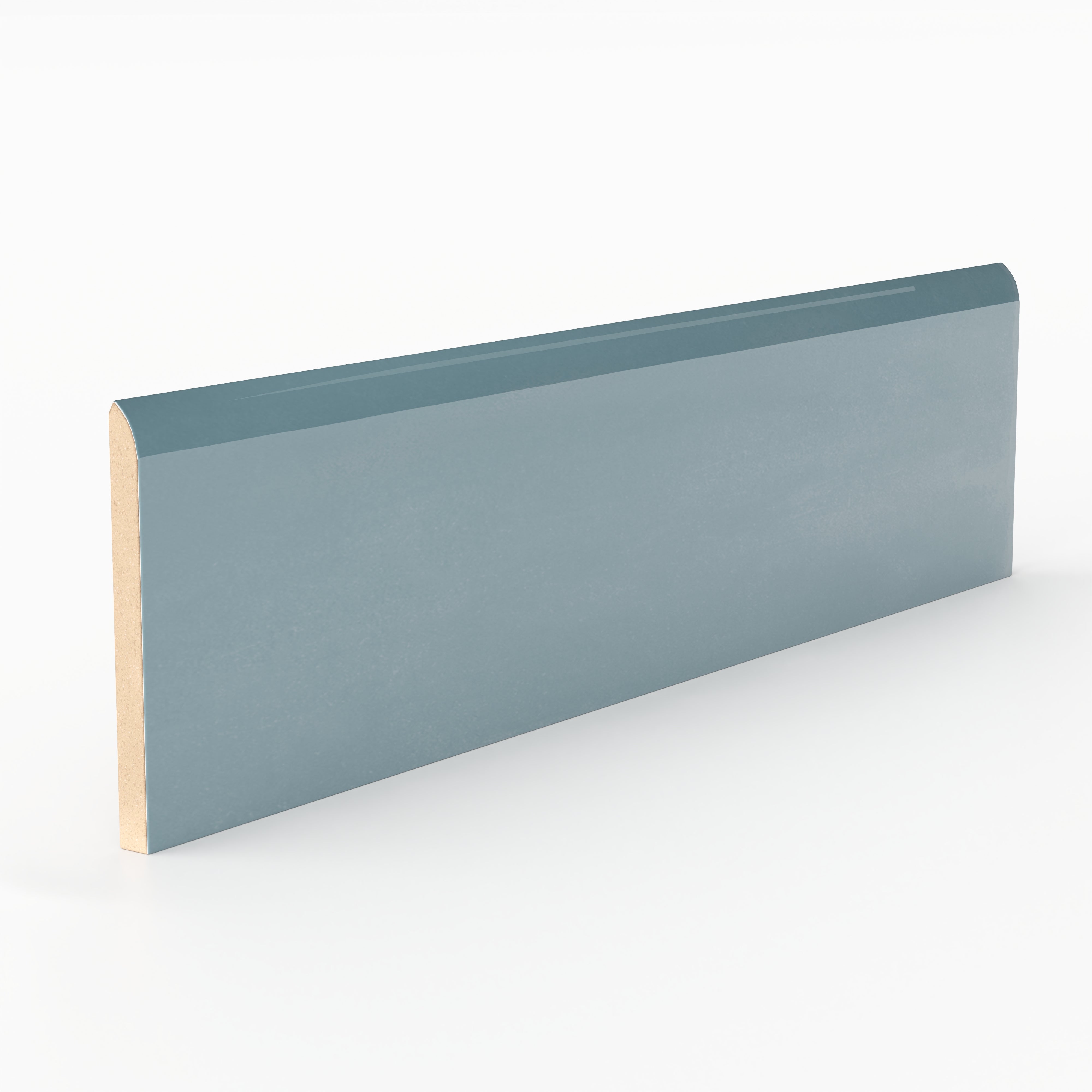 Josie 3x10 Bullnose Glossy Ceramic Tile in Ocean