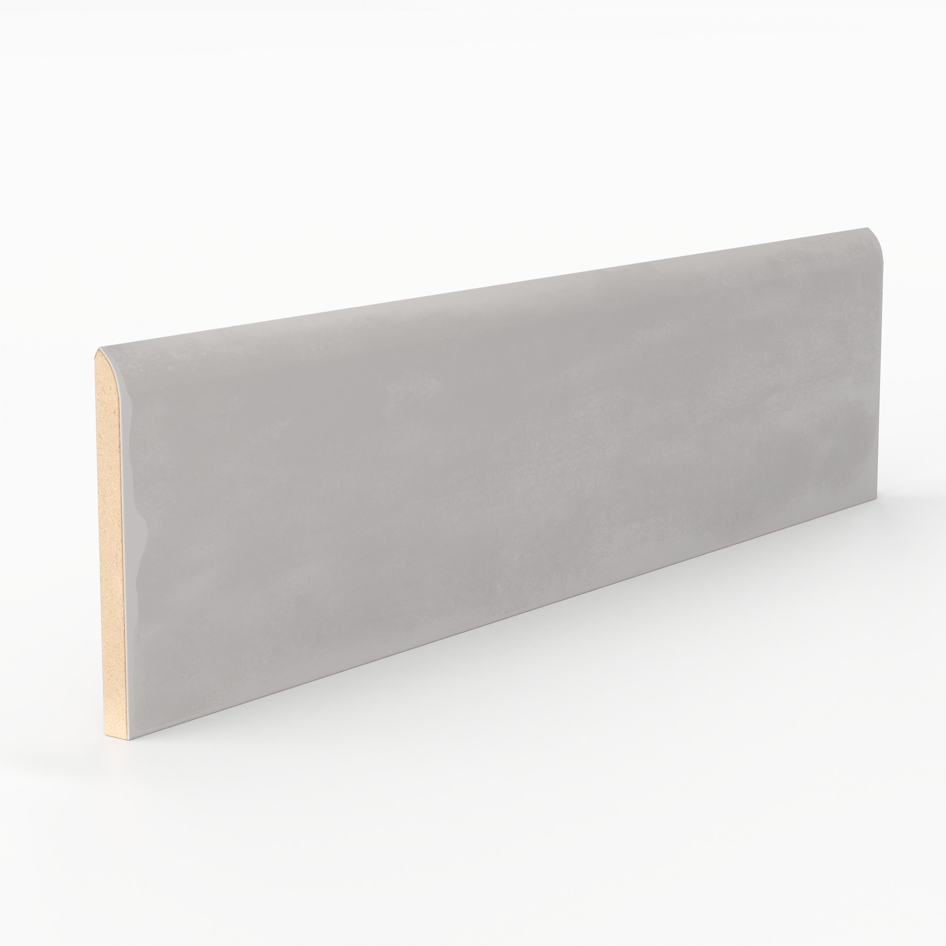 Josie 3x10 Bullnose Matte Ceramic Tile in Fog