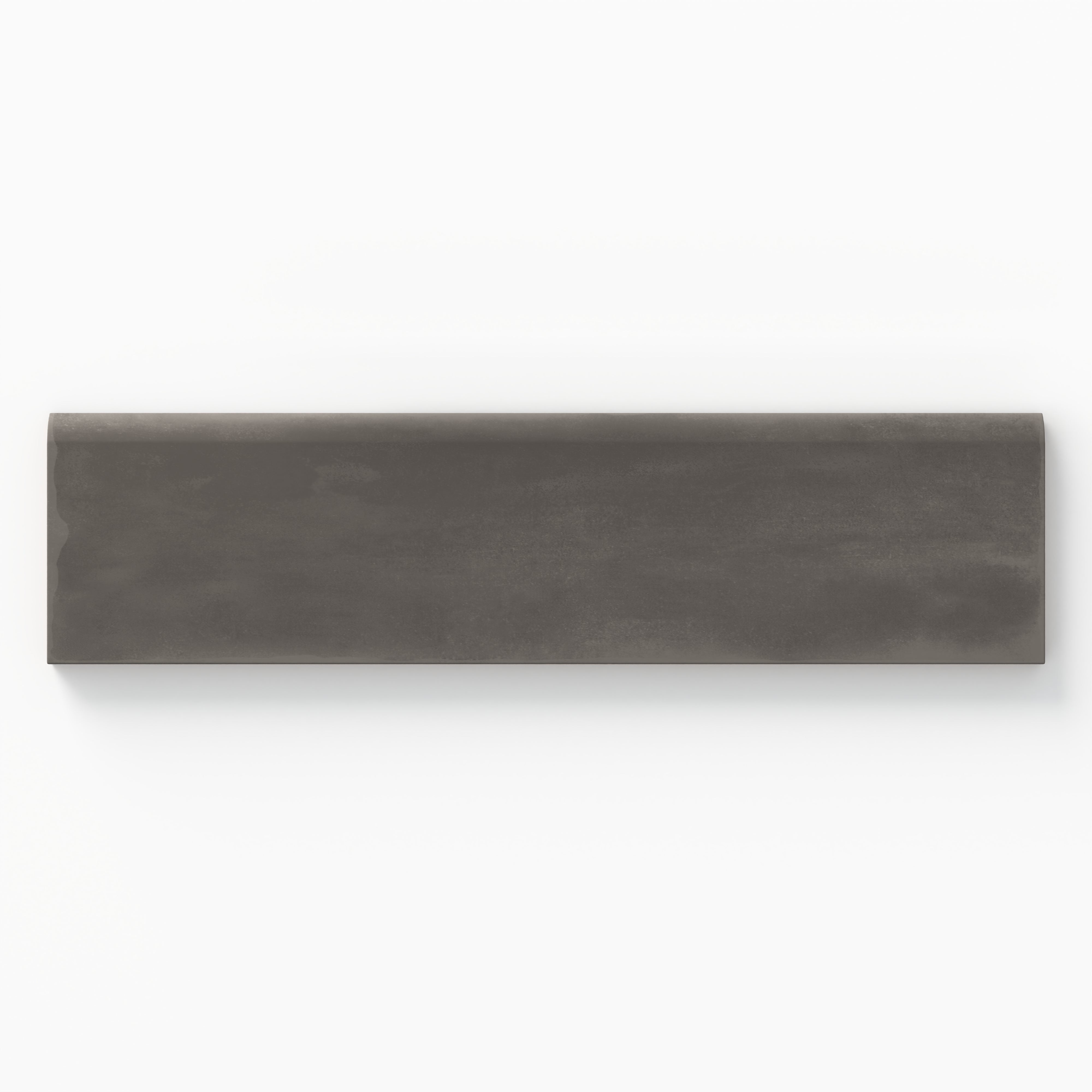 Josie 3x10 Bullnose Matte Ceramic Tile in Smoke