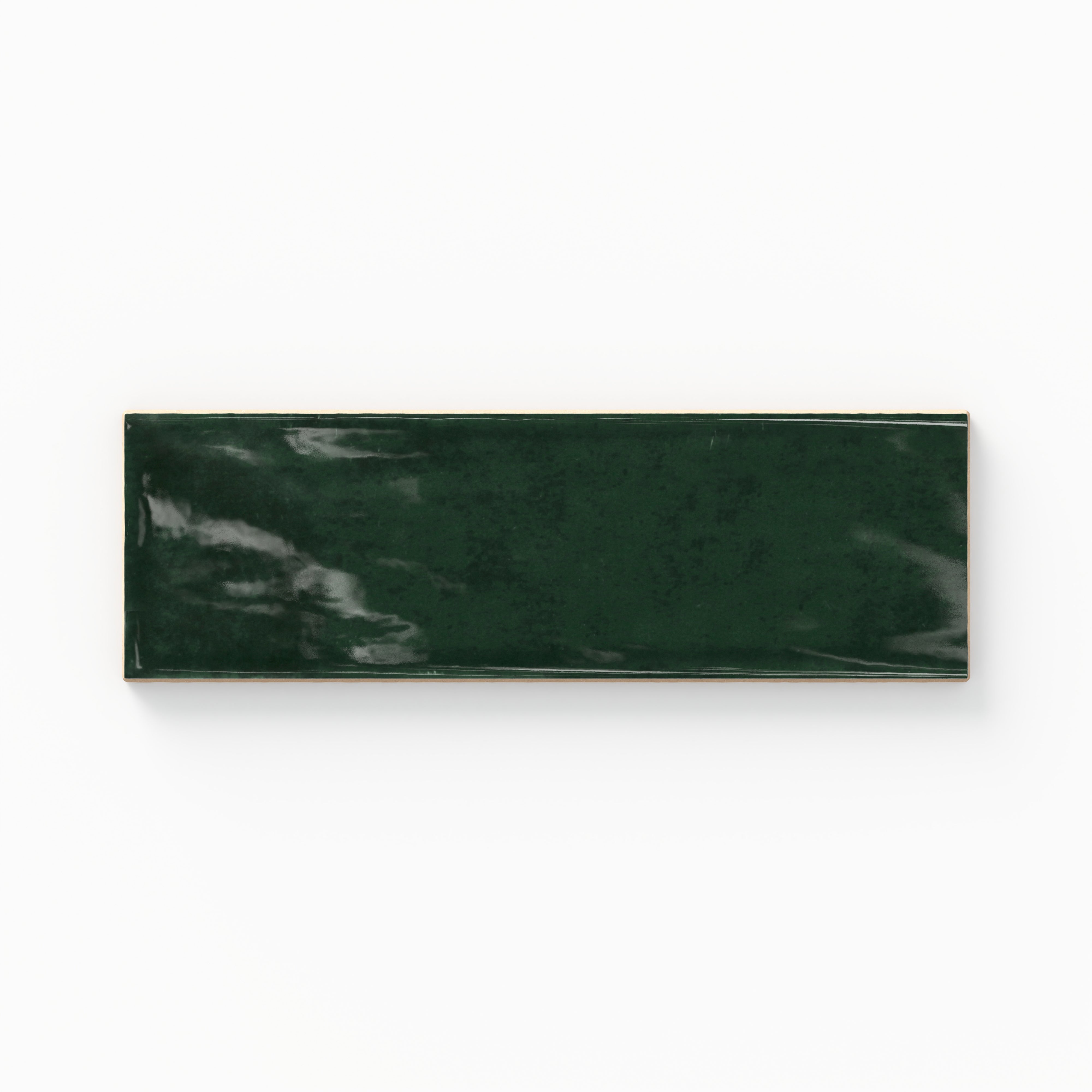 Jaden 2.5x8 Glossy Ceramic Tile in Hunter Sample