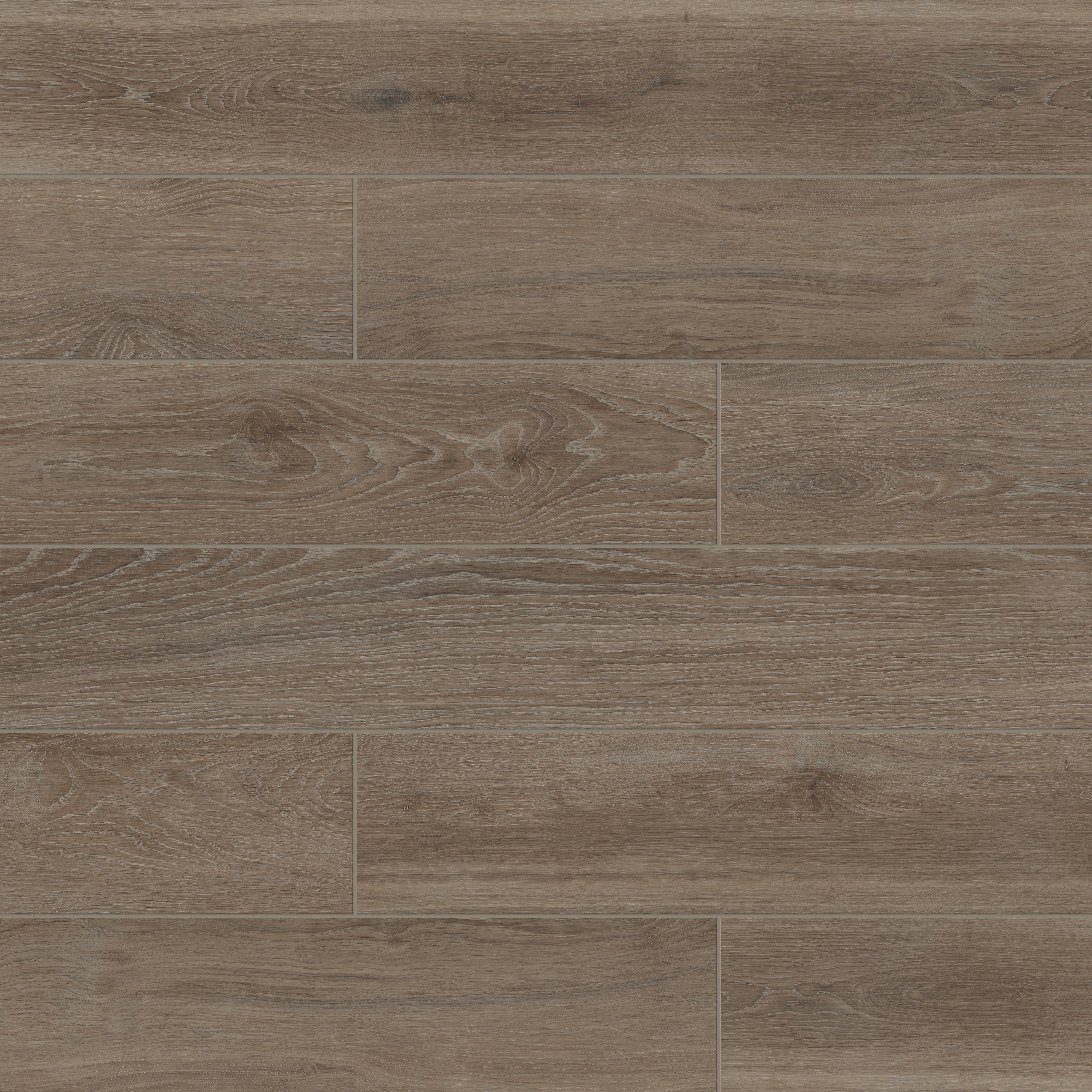Jameson 8x48 matte porcelain tile in Umber showcases a rich brown wood-look design with natural grain details and a matte finish, ideal for adding warmth to both modern and rustic interiors.