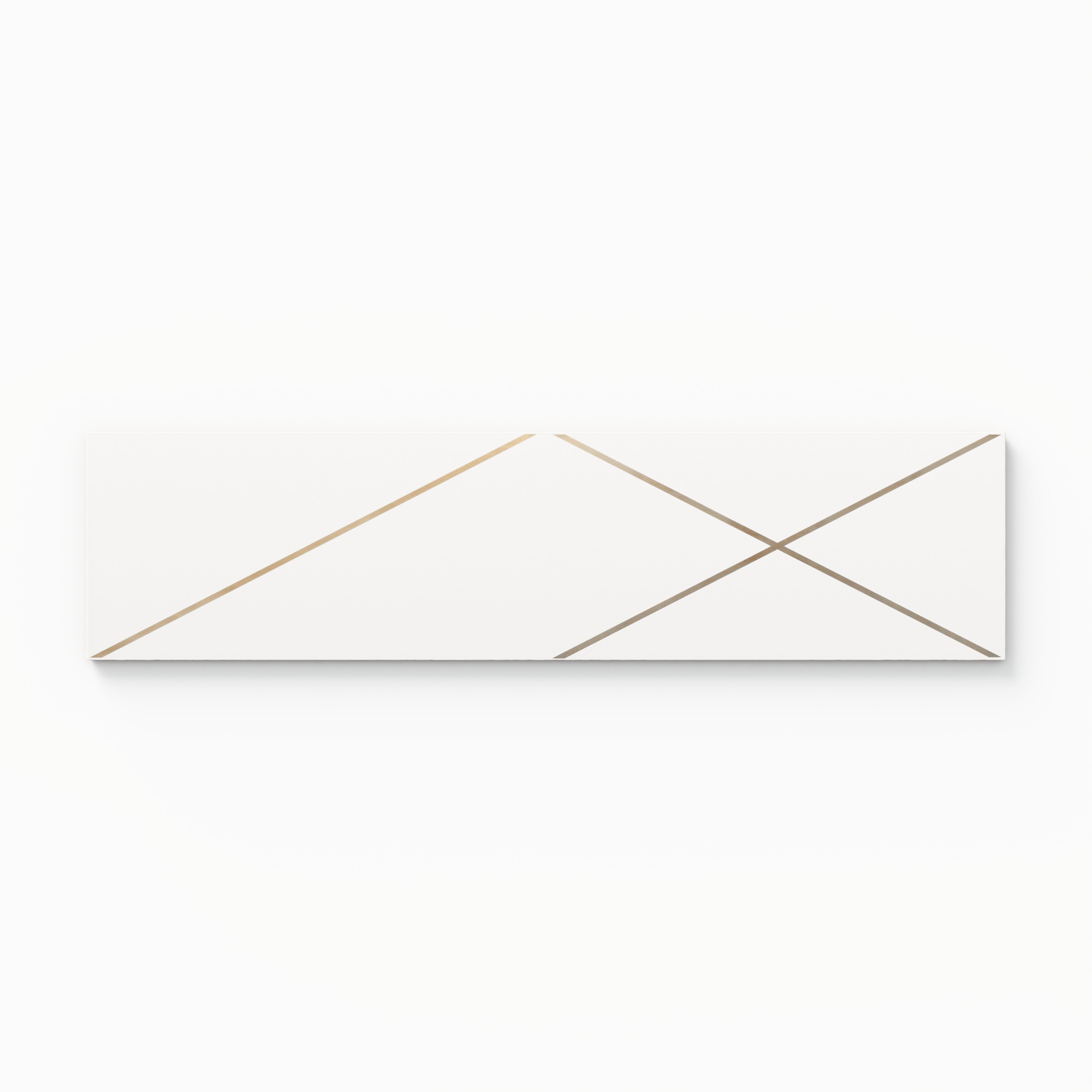 Braxton 4 x 8 Glossy in Gold Sample