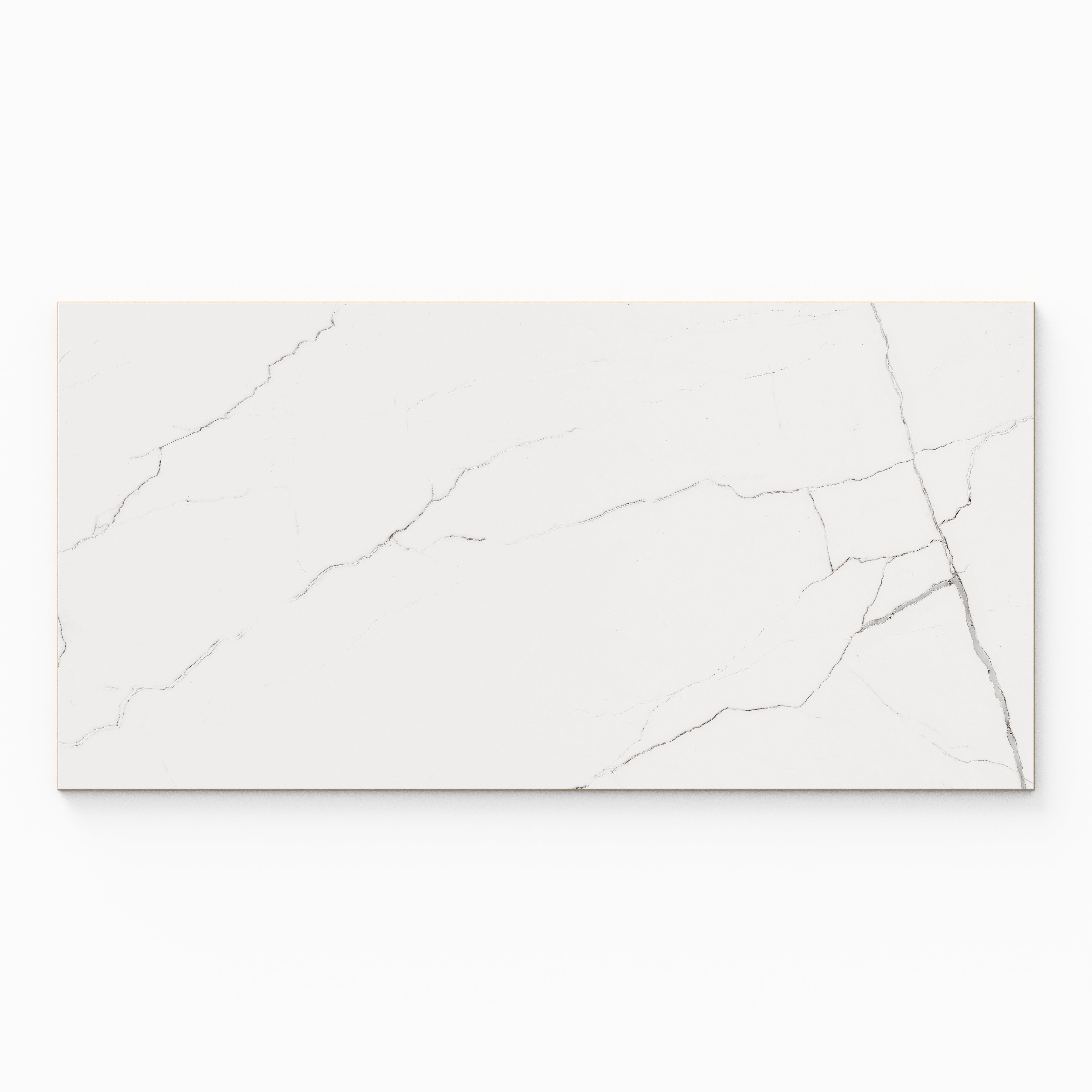 Natalia 12x24 Matte Porcelain Tile in Calacatta Lincoln