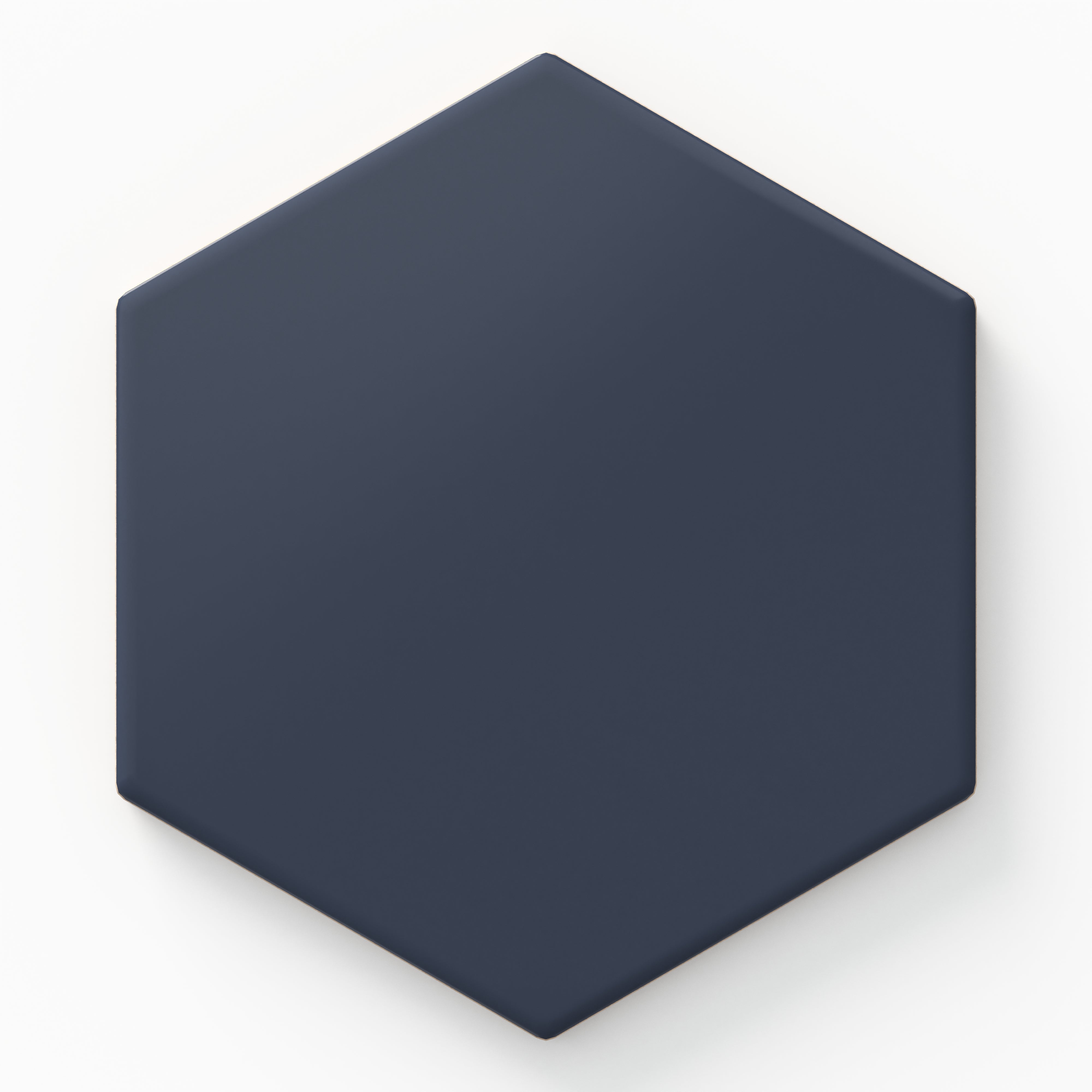 Reagan 5 x 6 Matte Hexagon in Teal Sample