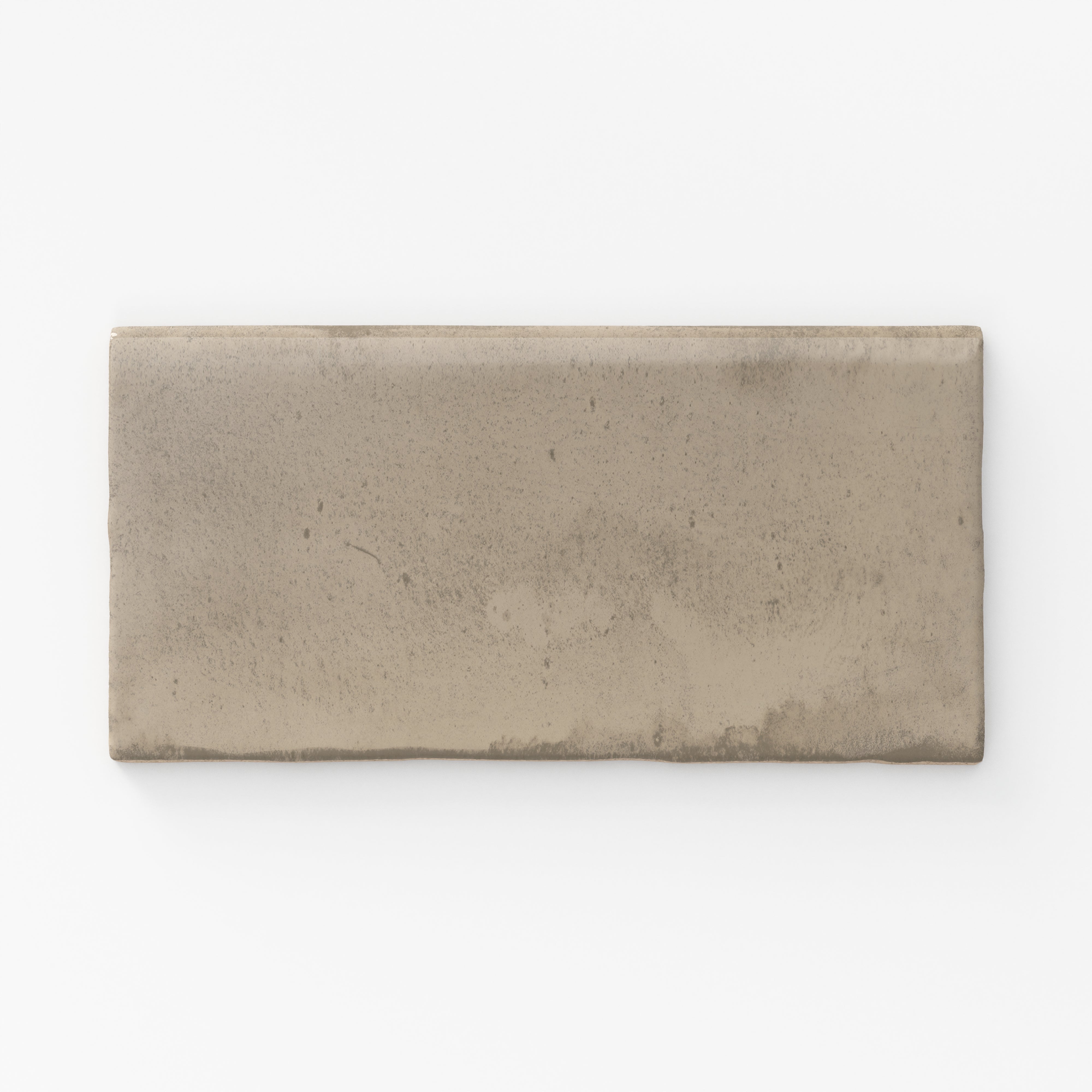 Graham 3x6 Bullnose Glossy Ceramic Tile in Mushroom