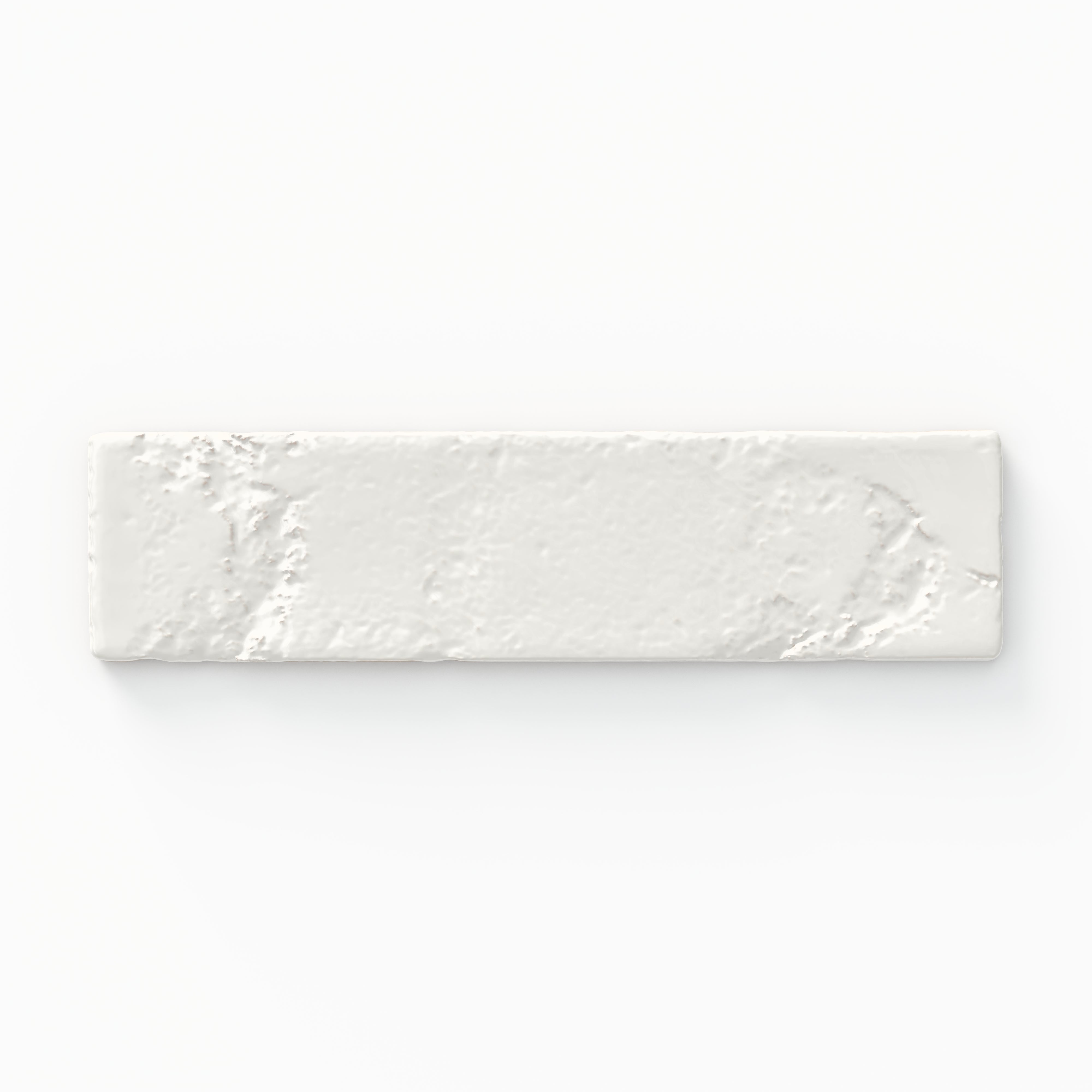 Everett 2x10 Glossy Ceramic Tile in White