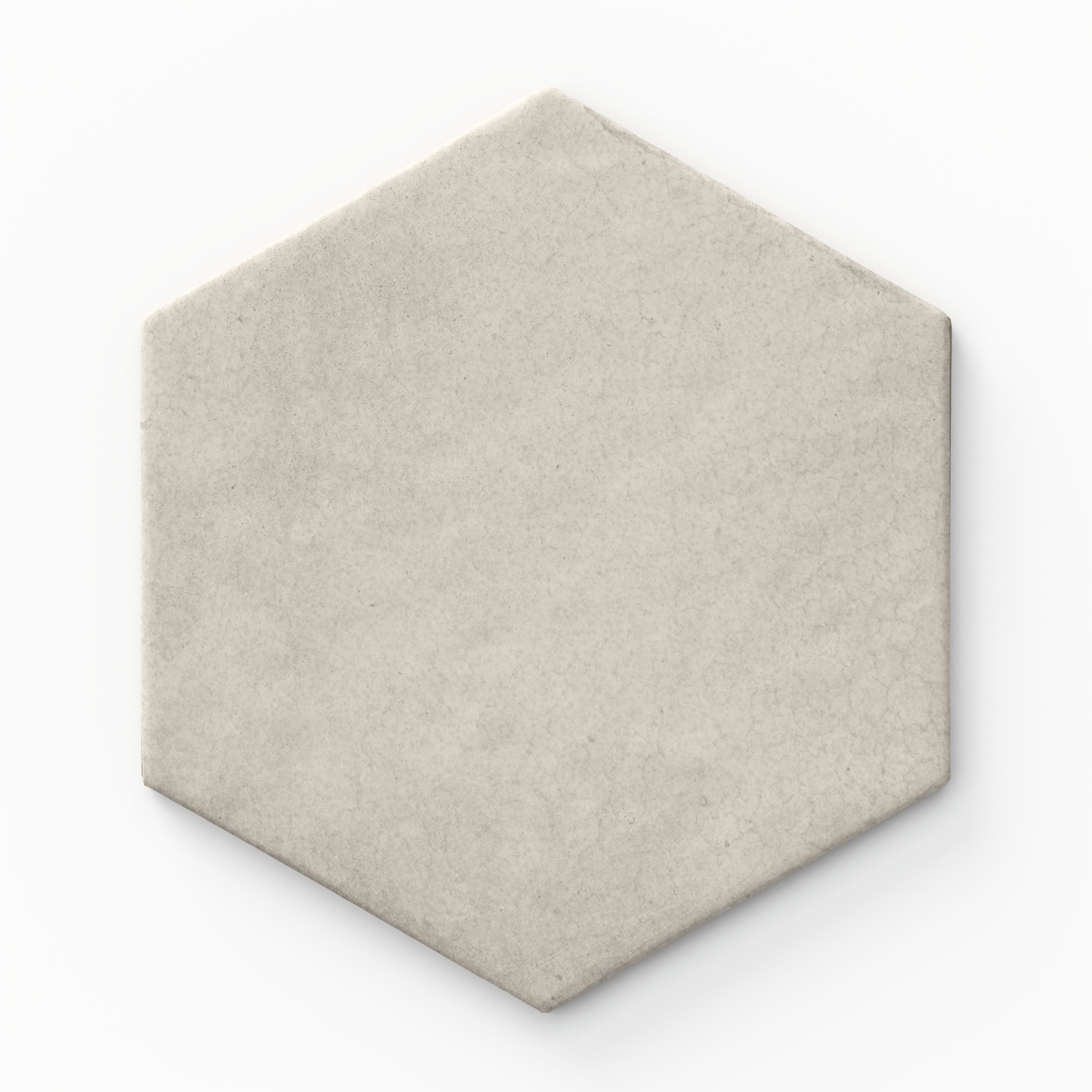 Juliet 7 x 8 Matte Hexagon in Pearl Sample