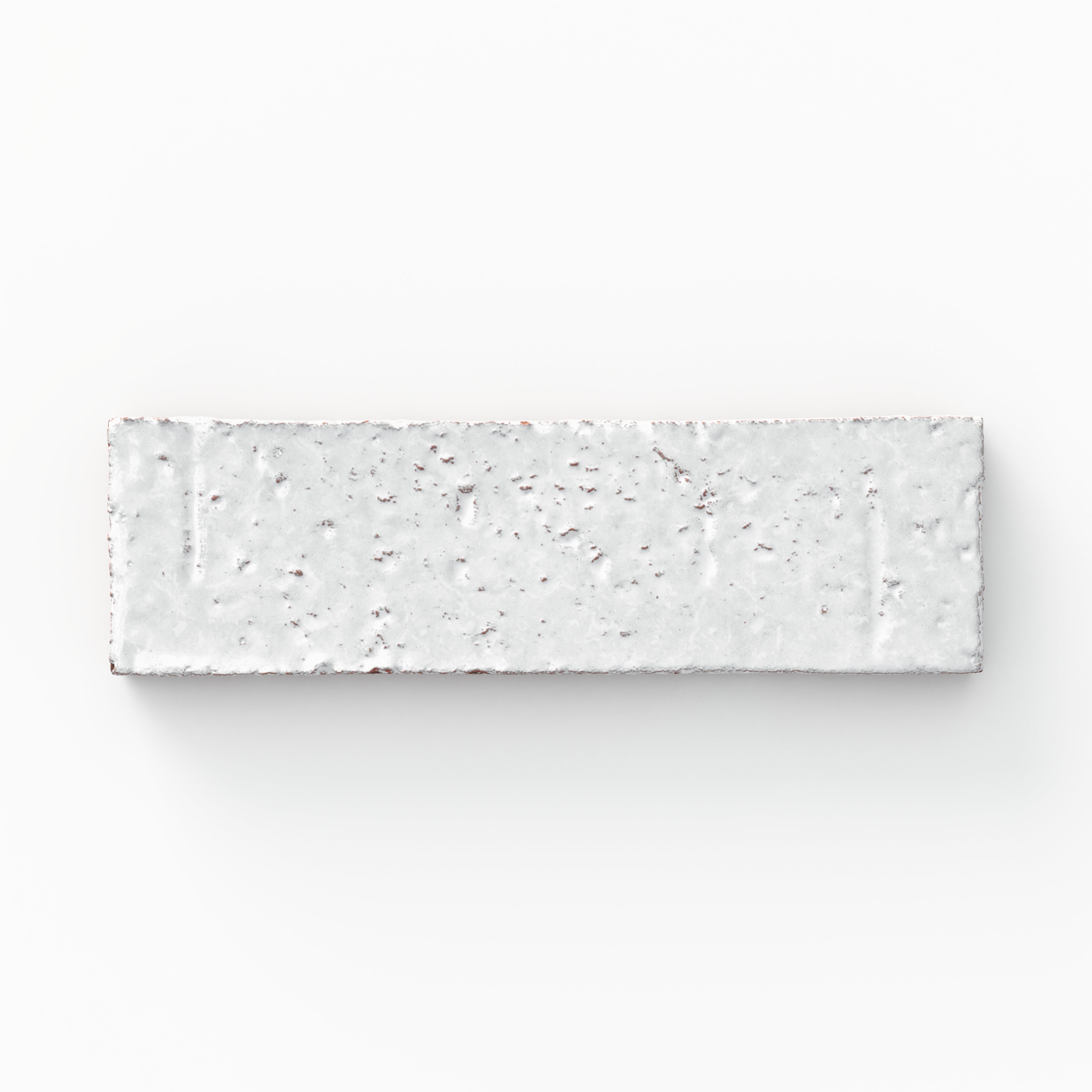 Elias 2x8 Glossy Brick Tile in Pearl